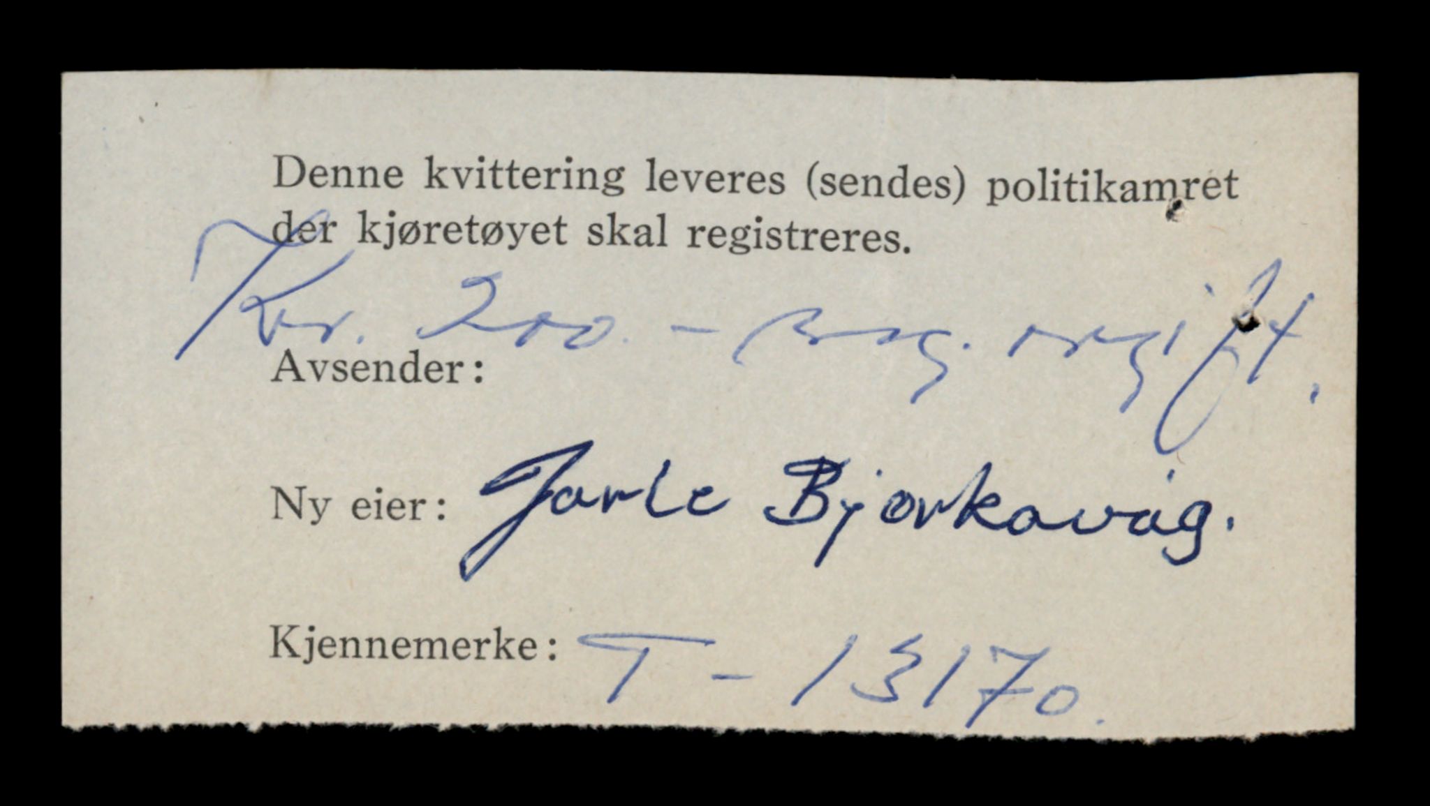 Møre og Romsdal vegkontor - Ålesund trafikkstasjon, AV/SAT-A-4099/F/Fe/L0037: Registreringskort for kjøretøy T 13031 - T 13179, 1927-1998, s. 2705