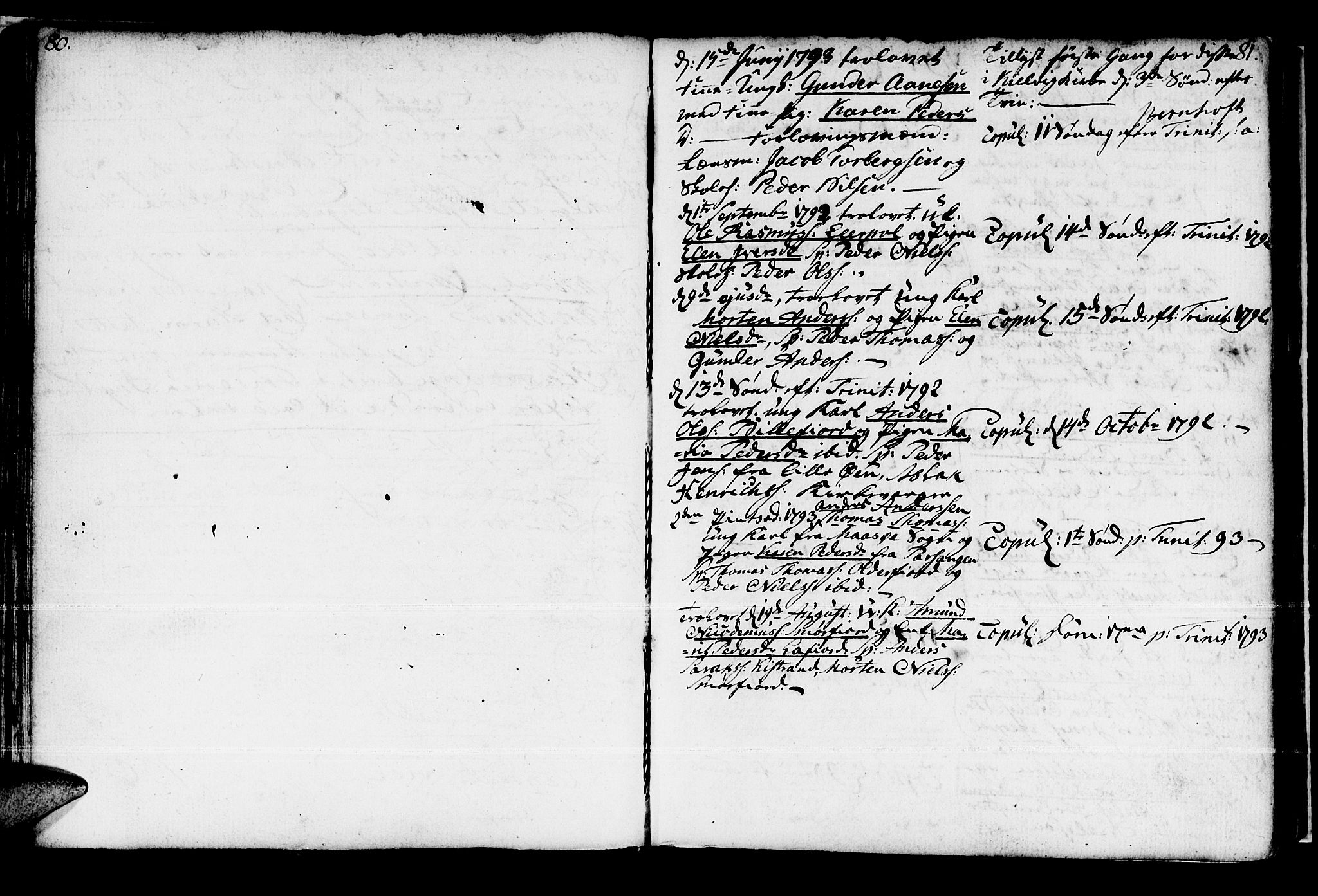 Kistrand/Porsanger sokneprestembete, SATØ/S-1351/H/Ha/L0002.kirke: Ministerialbok nr. 2, 1792-1830, s. 80-81