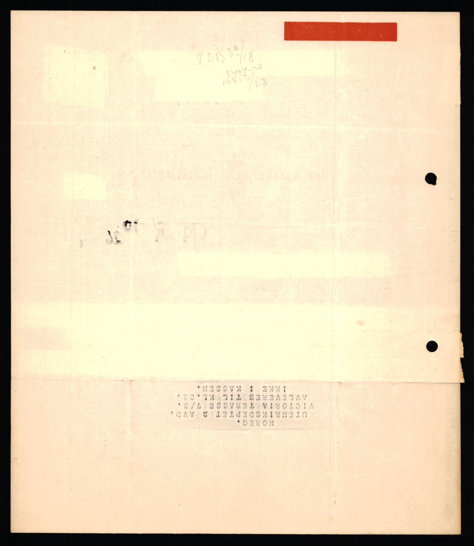 Utenriksdepartementet, AV/RA-S-2259, 1926