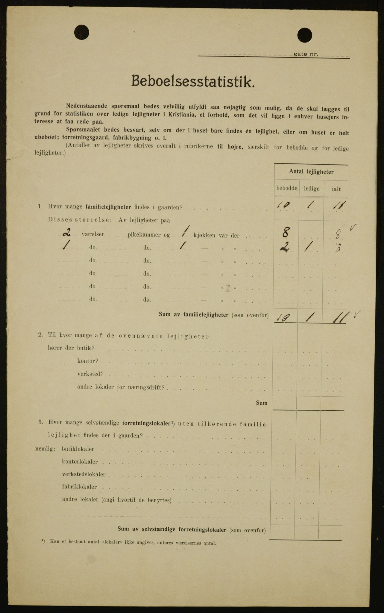 OBA, Kommunal folketelling 1.2.1909 for Kristiania kjøpstad, 1909, s. 84367