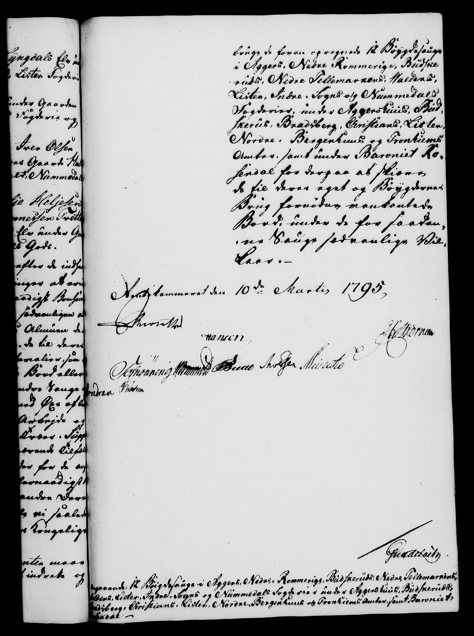 Rentekammeret, Kammerkanselliet, RA/EA-3111/G/Gf/Gfa/L0077: Norsk relasjons- og resolusjonsprotokoll (merket RK 52.77), 1795, s. 136