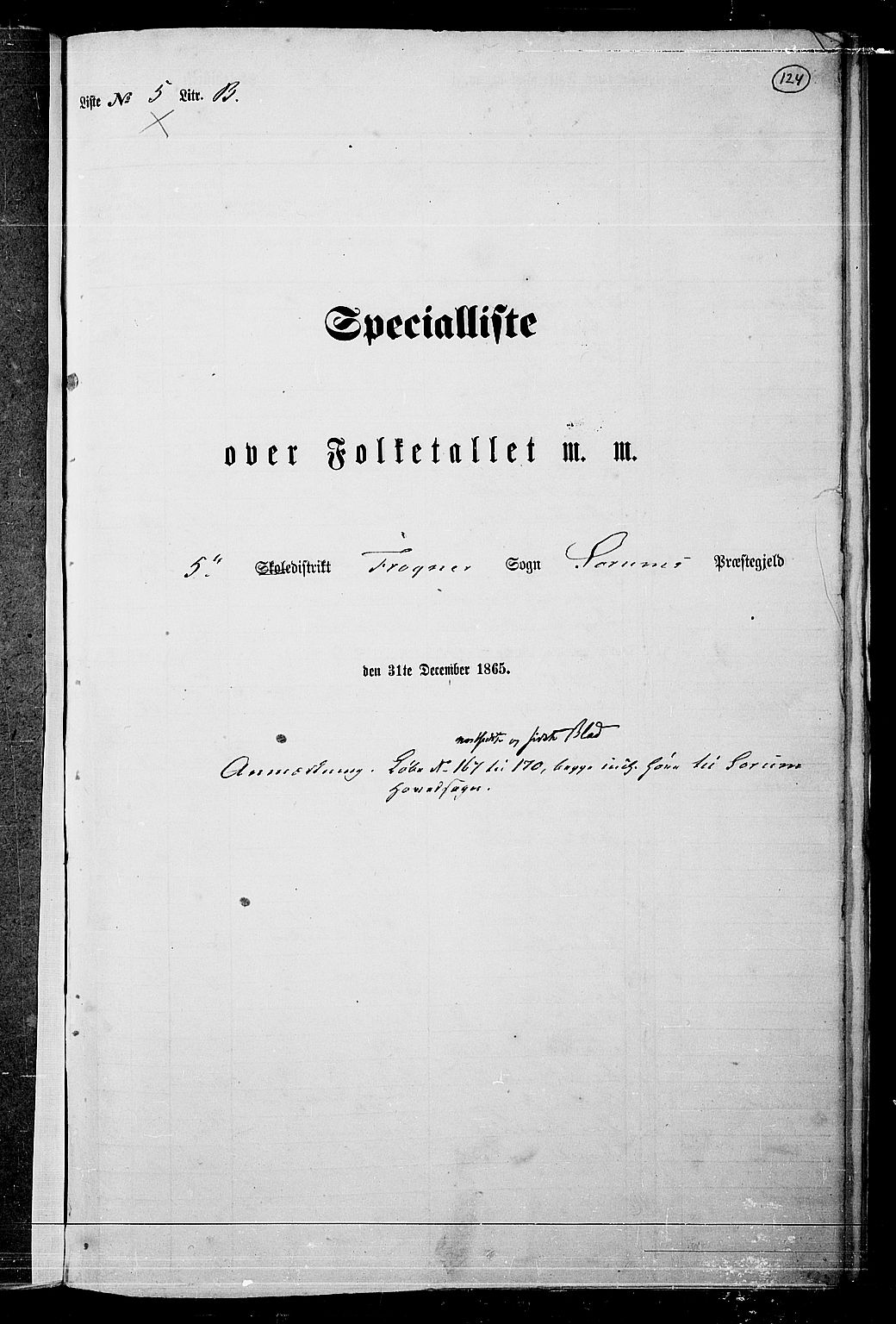 RA, Folketelling 1865 for 0226P Sørum prestegjeld, 1865, s. 112