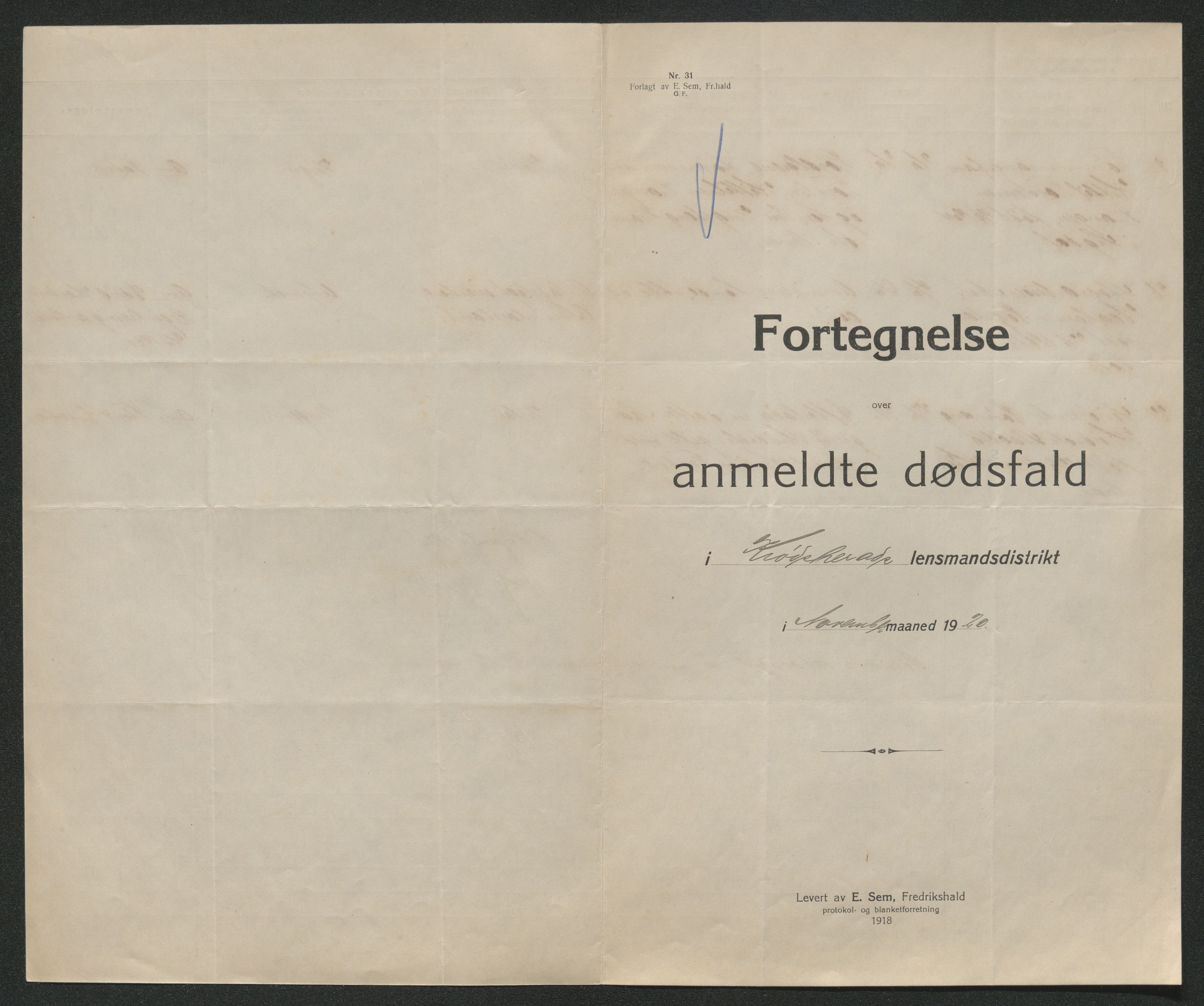 Eiker, Modum og Sigdal sorenskriveri, AV/SAKO-A-123/H/Ha/Hab/L0040: Dødsfallsmeldinger, 1920-1921, s. 301