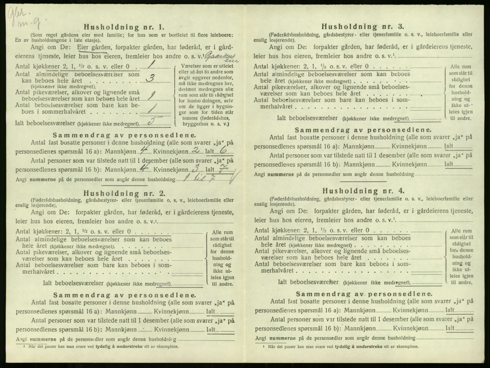 SAKO, Folketelling 1920 for 0719 Andebu herred, 1920, s. 210