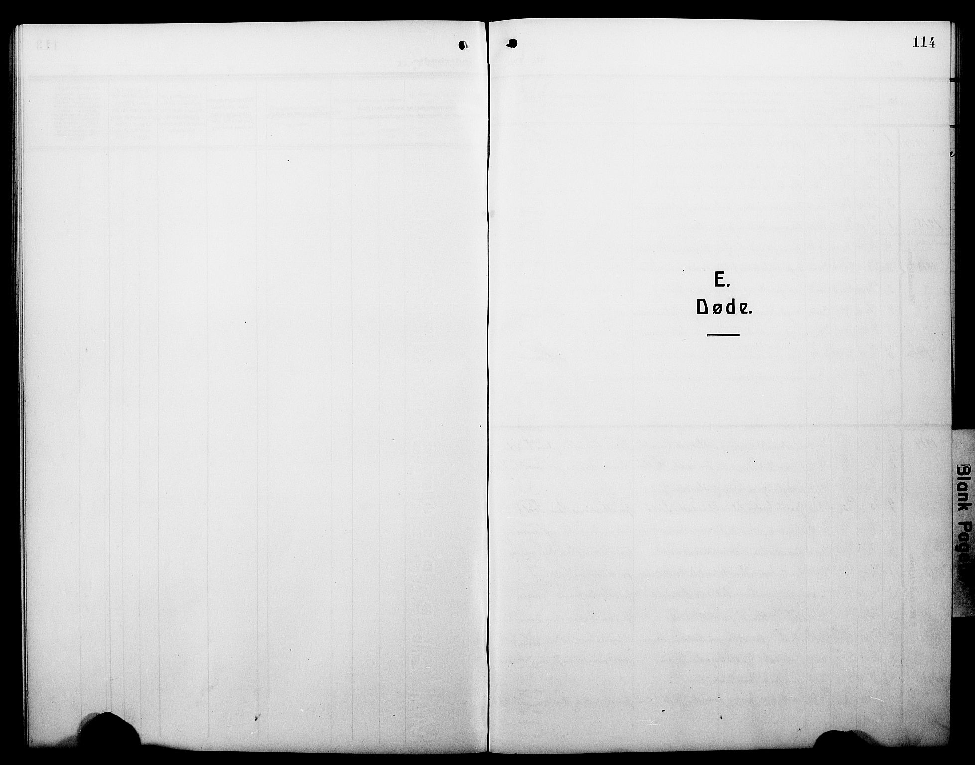 Hyllestad sokneprestembete, SAB/A-80401: Klokkerbok nr. C 4, 1914-1927, s. 114