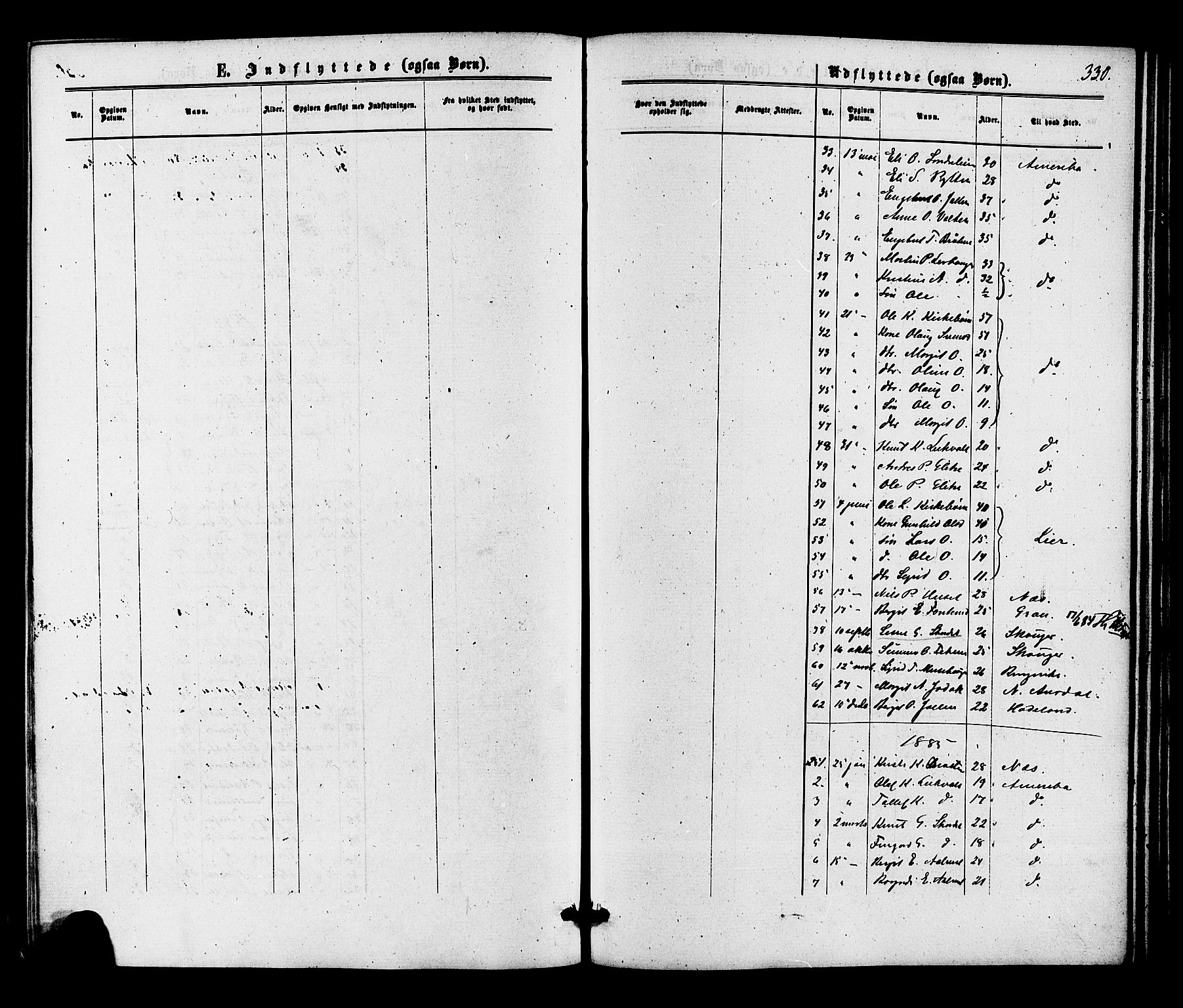 Gol kirkebøker, SAKO/A-226/F/Fa/L0004: Ministerialbok nr. I 4, 1876-1886, s. 330
