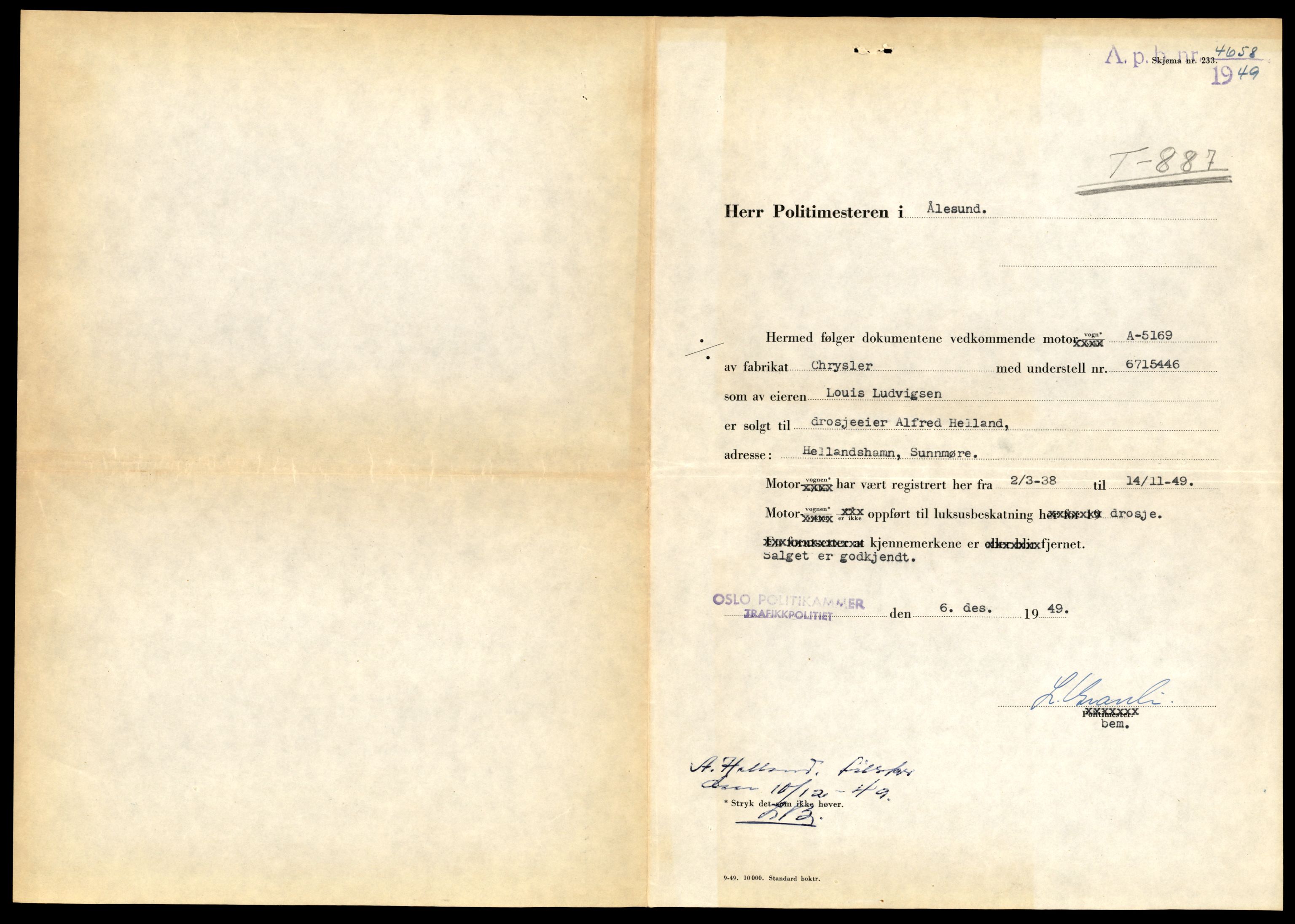 Møre og Romsdal vegkontor - Ålesund trafikkstasjon, AV/SAT-A-4099/F/Fe/L0008: Registreringskort for kjøretøy T 747 - T 894, 1927-1998, s. 2910