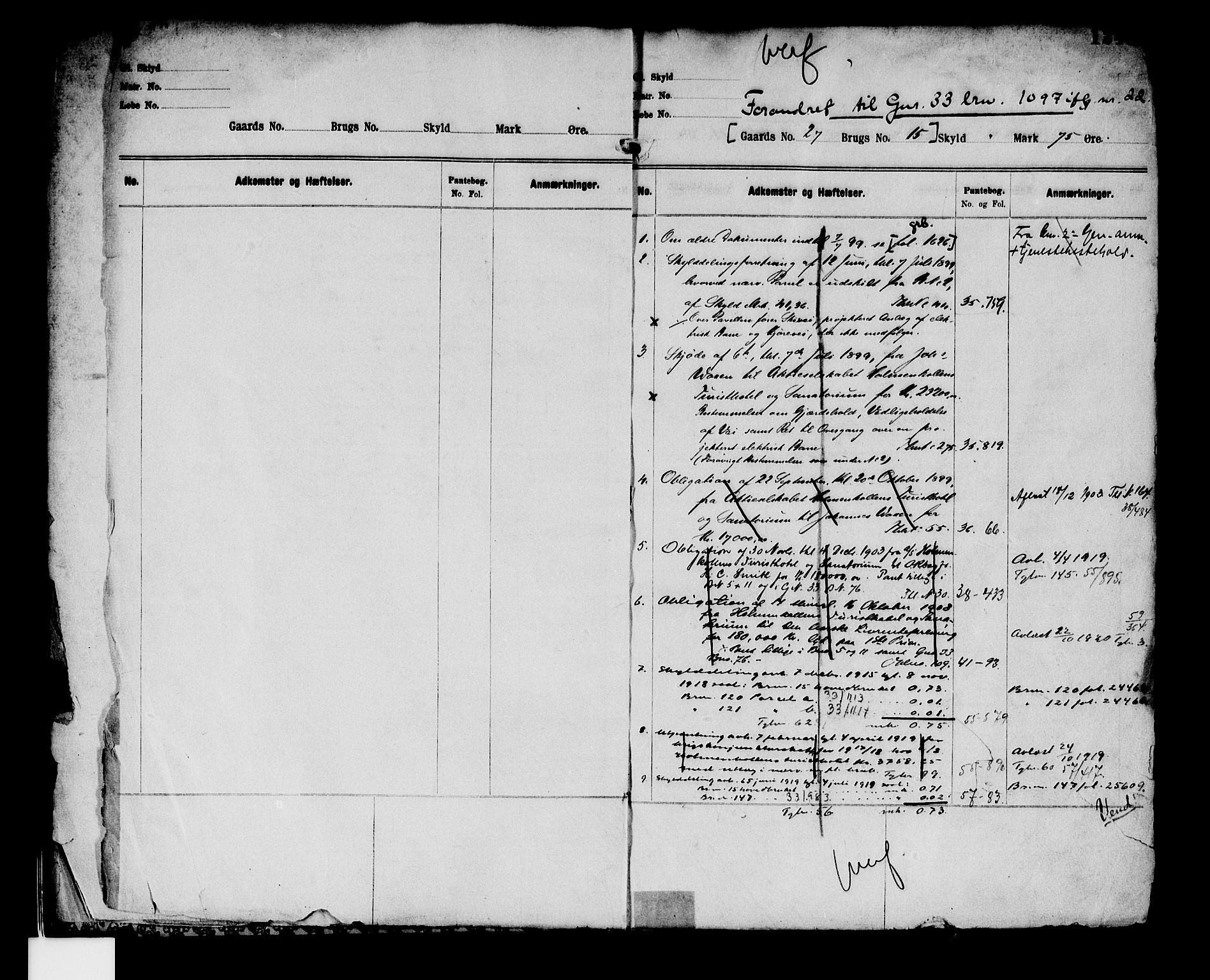 Aker herredsskriveri, SAO/A-10896/G/Ga/Gab/Gaba/L0022: Panteregister nr. I 22, 1892-1950, s. 12455