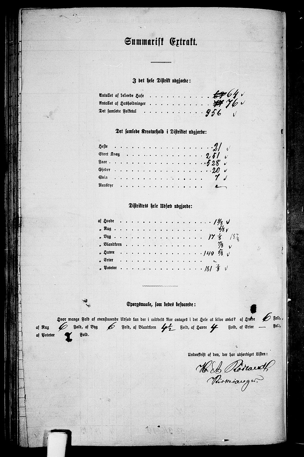 RA, Folketelling 1865 for 1037P Kvinesdal prestegjeld, 1865, s. 127