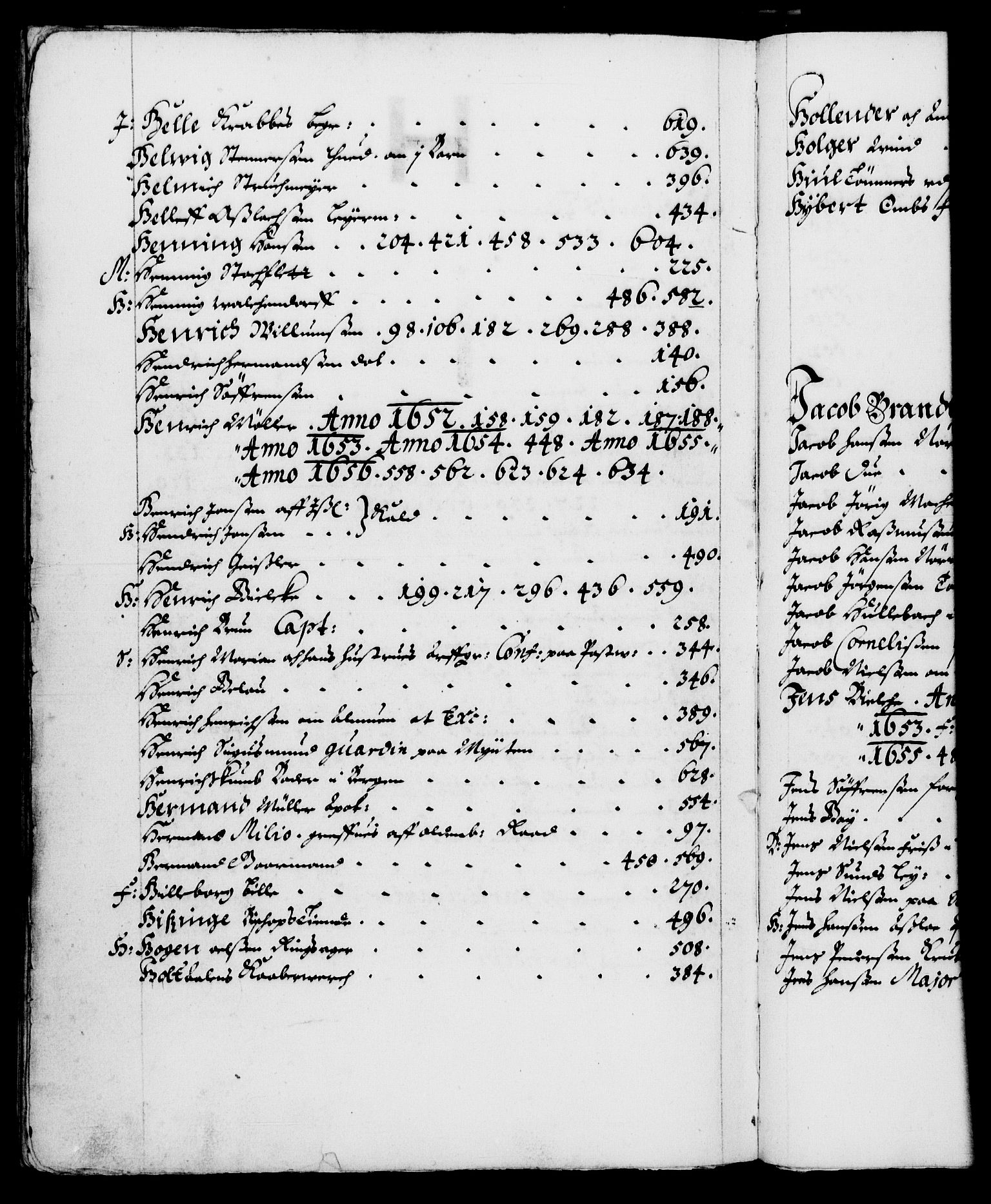 Danske Kanselli 1572-1799, AV/RA-EA-3023/F/Fc/Fca/Fcaa/L0008: Norske registre (mikrofilm), 1651-1656