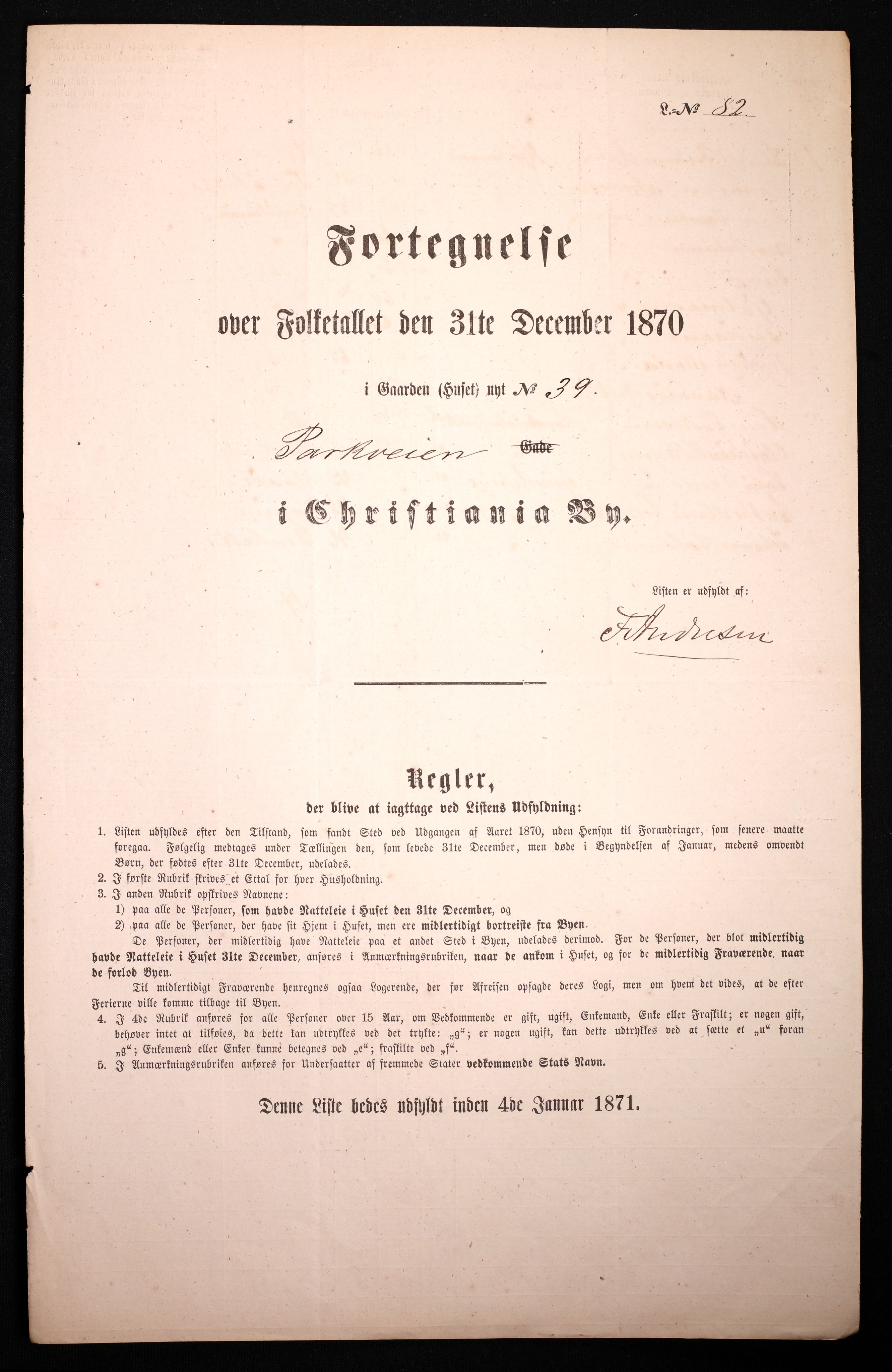 RA, Folketelling 1870 for 0301 Kristiania kjøpstad, 1870, s. 2750