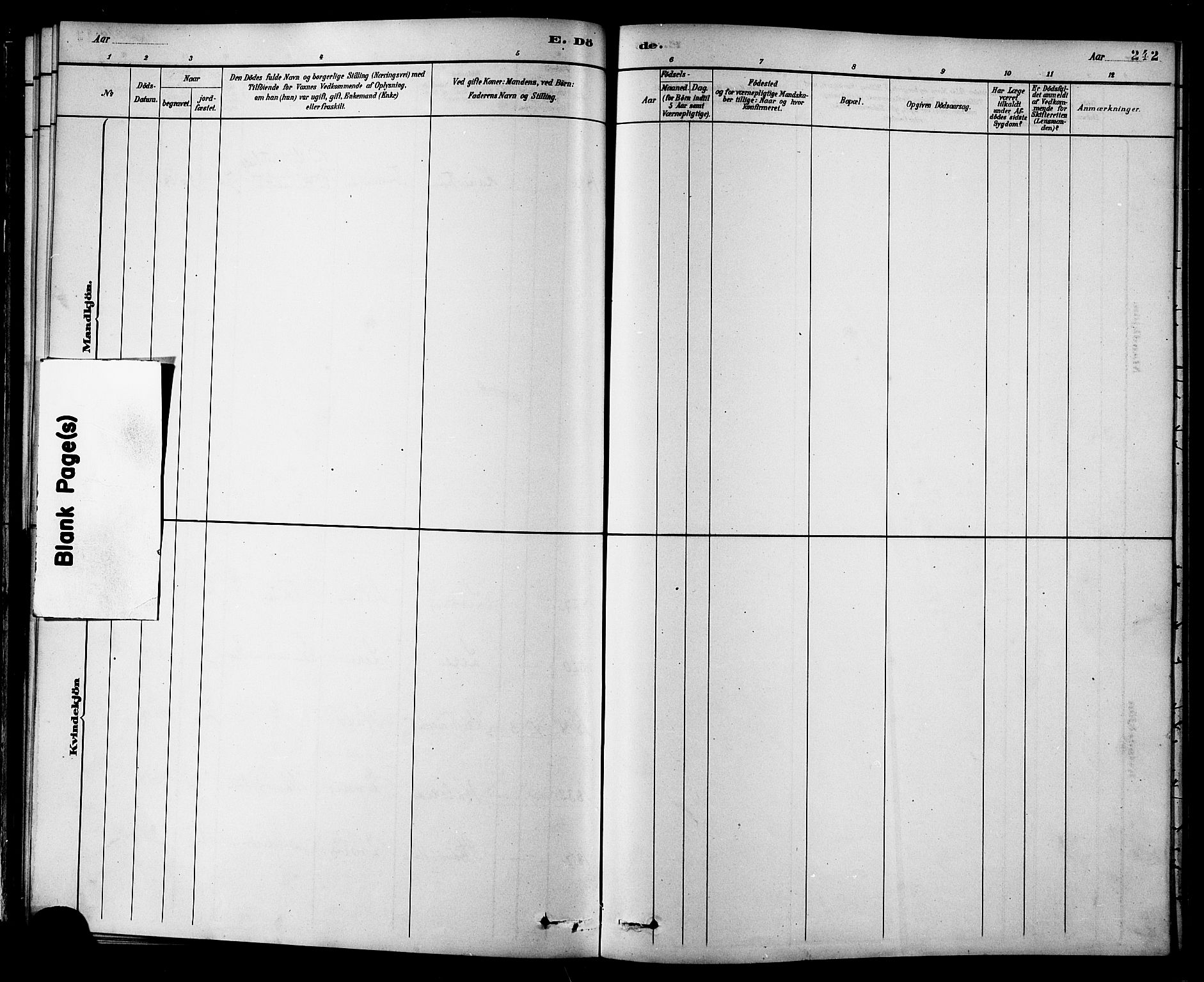 Ministerialprotokoller, klokkerbøker og fødselsregistre - Møre og Romsdal, AV/SAT-A-1454/577/L0896: Ministerialbok nr. 577A03, 1880-1898, s. 242