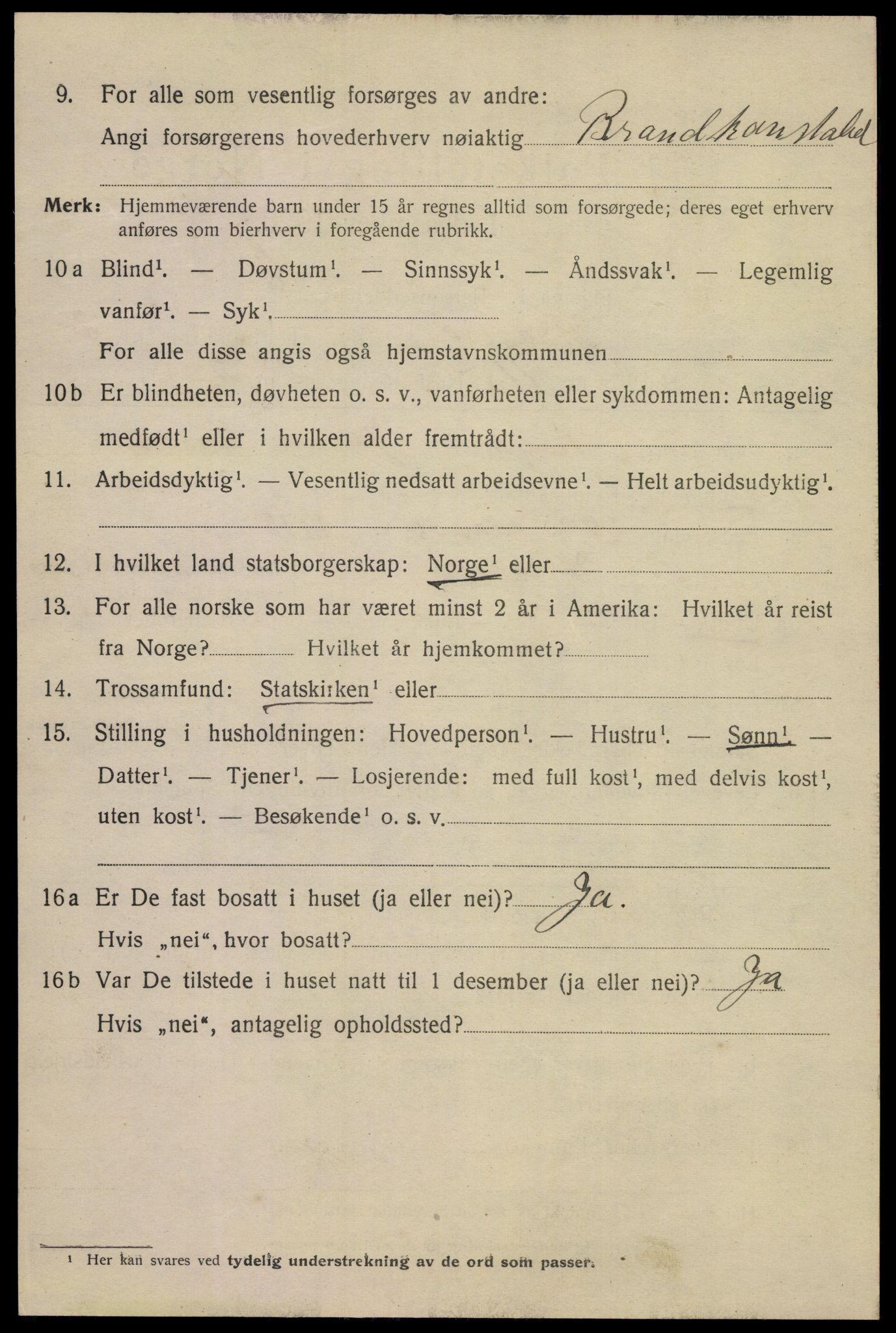 SAKO, Folketelling 1920 for 0801 Kragerø kjøpstad, 1920, s. 6668