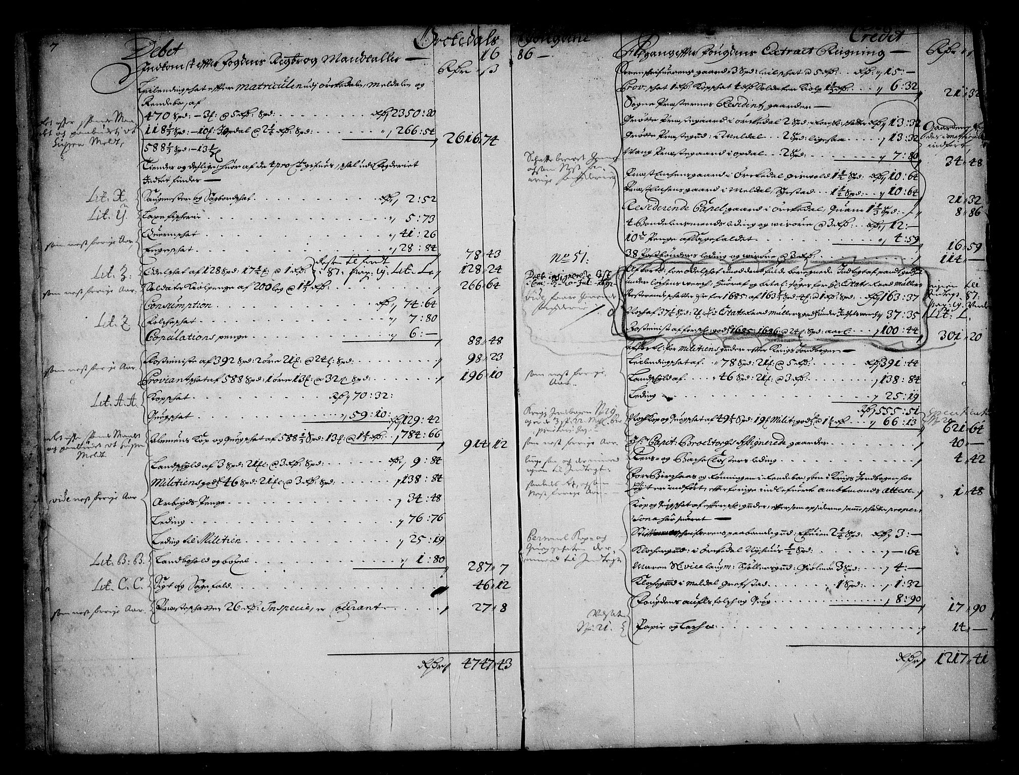 Rentekammeret inntil 1814, Reviderte regnskaper, Stiftamtstueregnskaper, Trondheim stiftamt og Nordland amt, AV/RA-EA-6044/R/Rg/L0088: Trondheim stiftamt og Nordland amt, 1686-1690