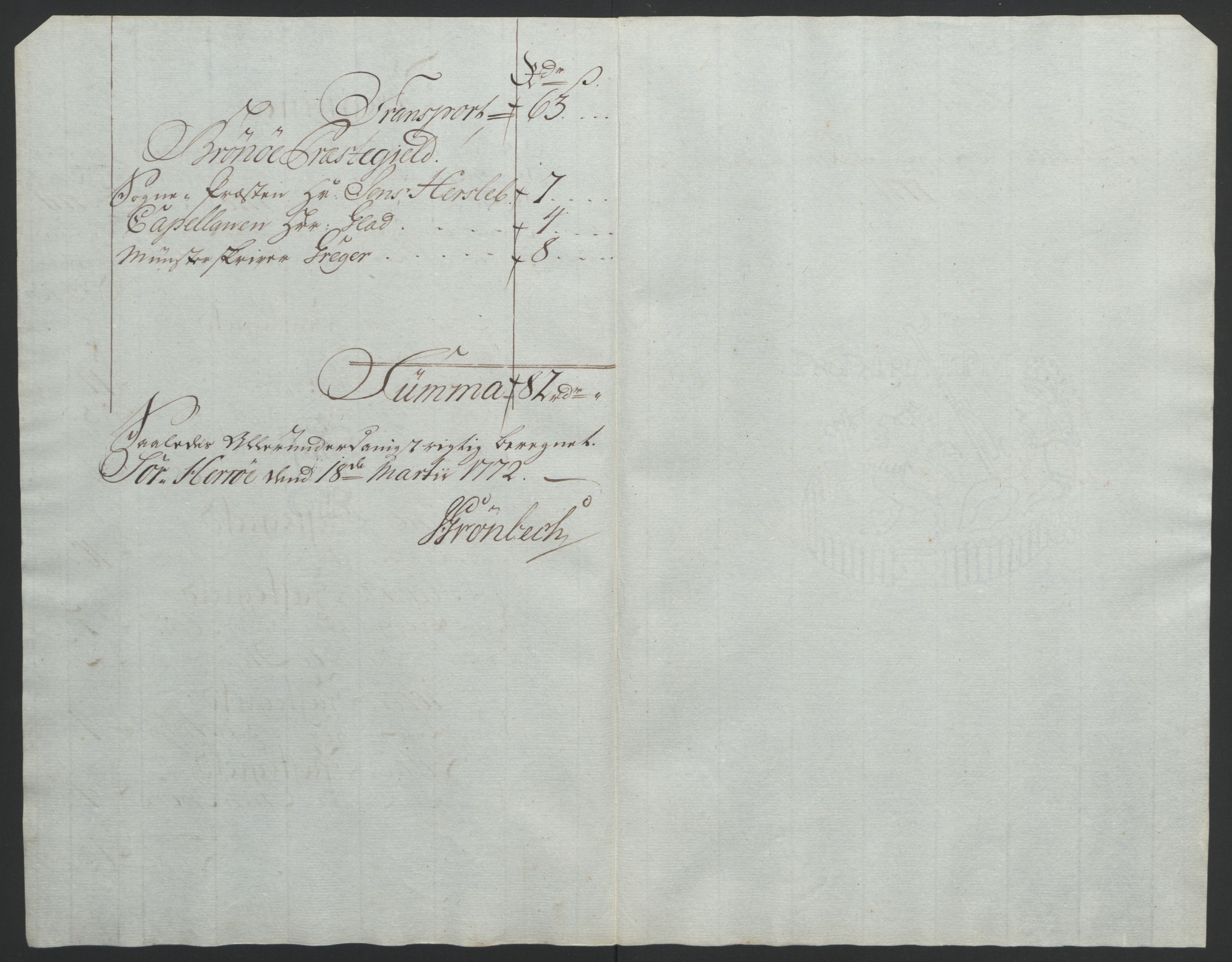 Rentekammeret inntil 1814, Reviderte regnskaper, Fogderegnskap, RA/EA-4092/R65/L4573: Ekstraskatten Helgeland, 1762-1772, s. 361