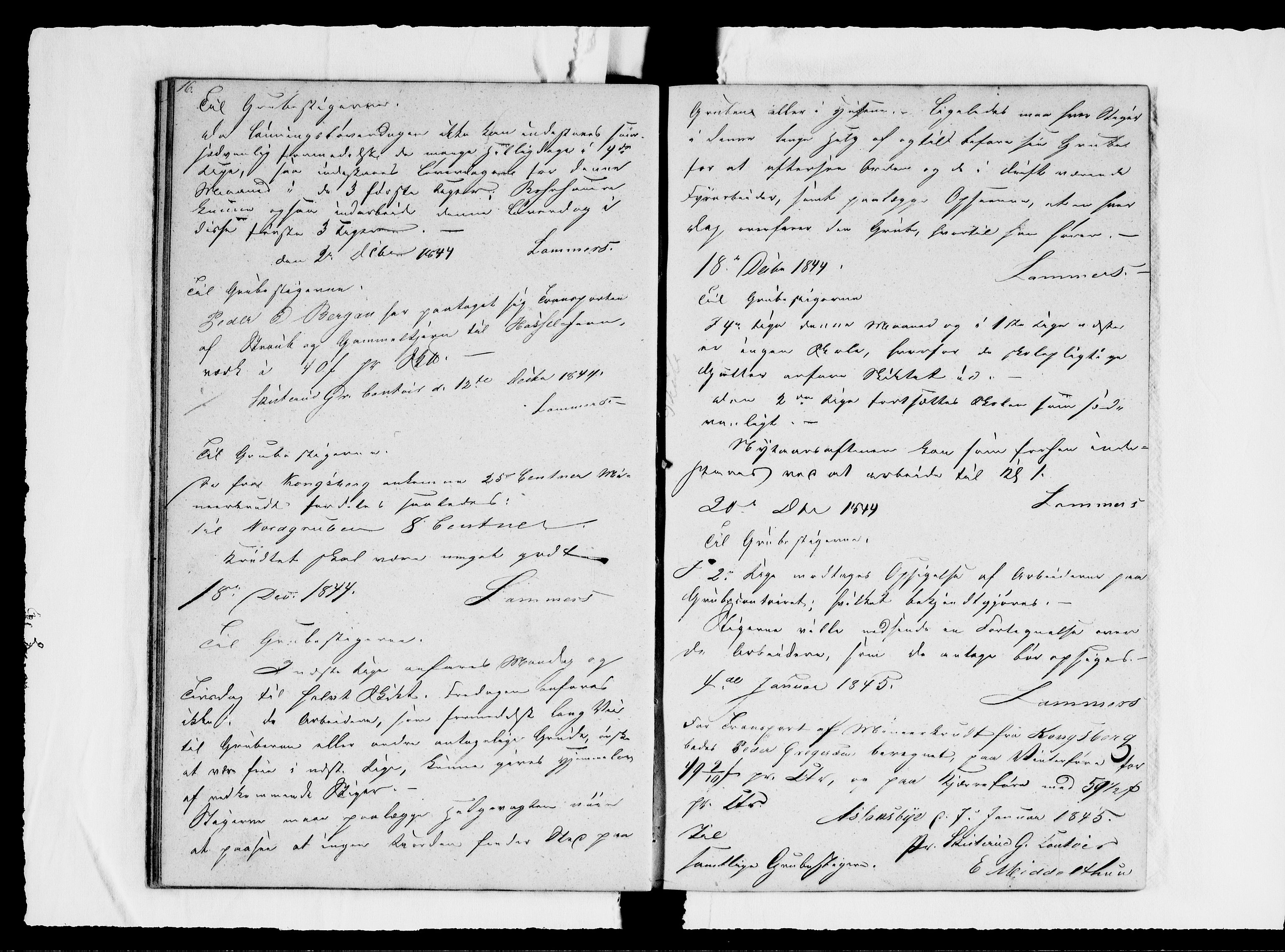 Modums Blaafarveværk, AV/RA-PA-0157/G/Ge/L0312/0001: -- / Journal for Nordgruberne, 1840-1844, s. 19