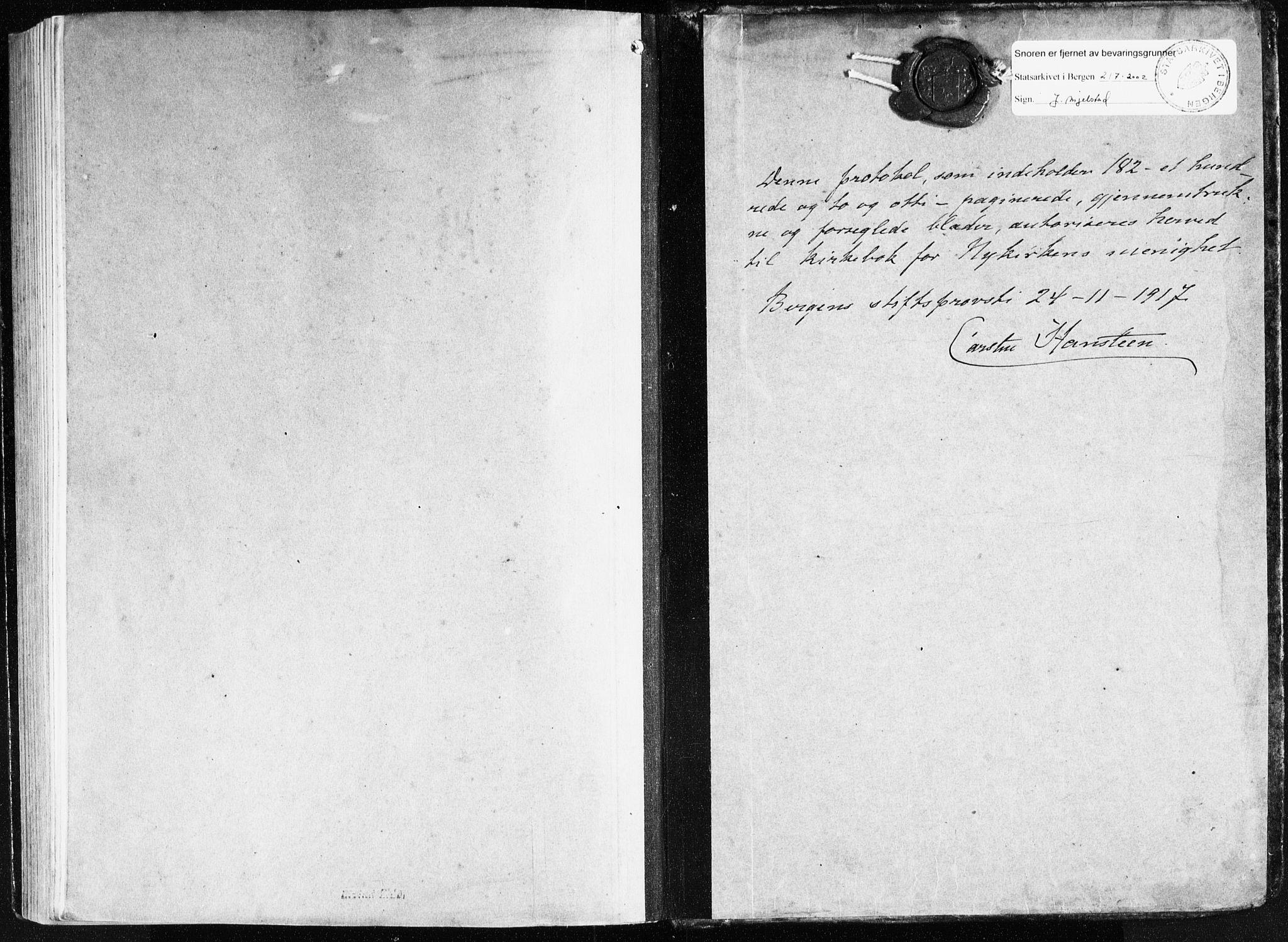 Nykirken Sokneprestembete, AV/SAB-A-77101/H/Haa/L0046: Ministerialbok nr. E 6, 1918-1944