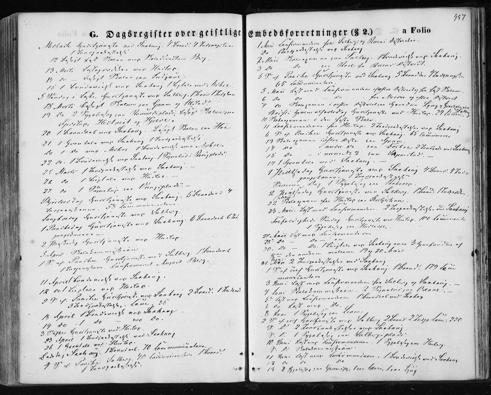 Ministerialprotokoller, klokkerbøker og fødselsregistre - Nord-Trøndelag, SAT/A-1458/730/L0283: Ministerialbok nr. 730A08, 1855-1865, s. 457
