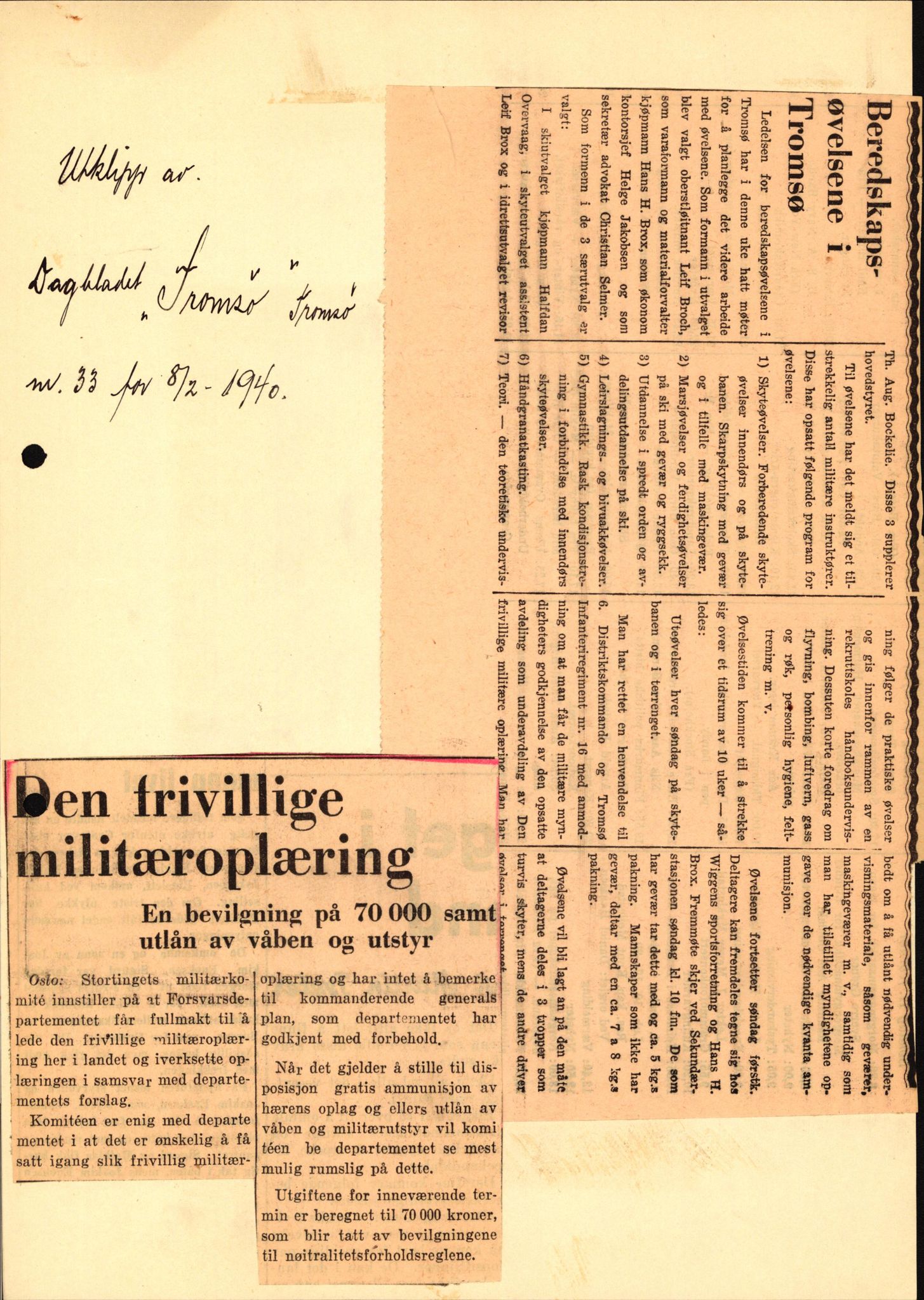 Forsvaret, Forsvarets krigshistoriske avdeling, RA/RAFA-2017/Y/Yb/L0130: II-C-11-600  -  6. Divisjon / 6. Distriktskommando, 1940, s. 859