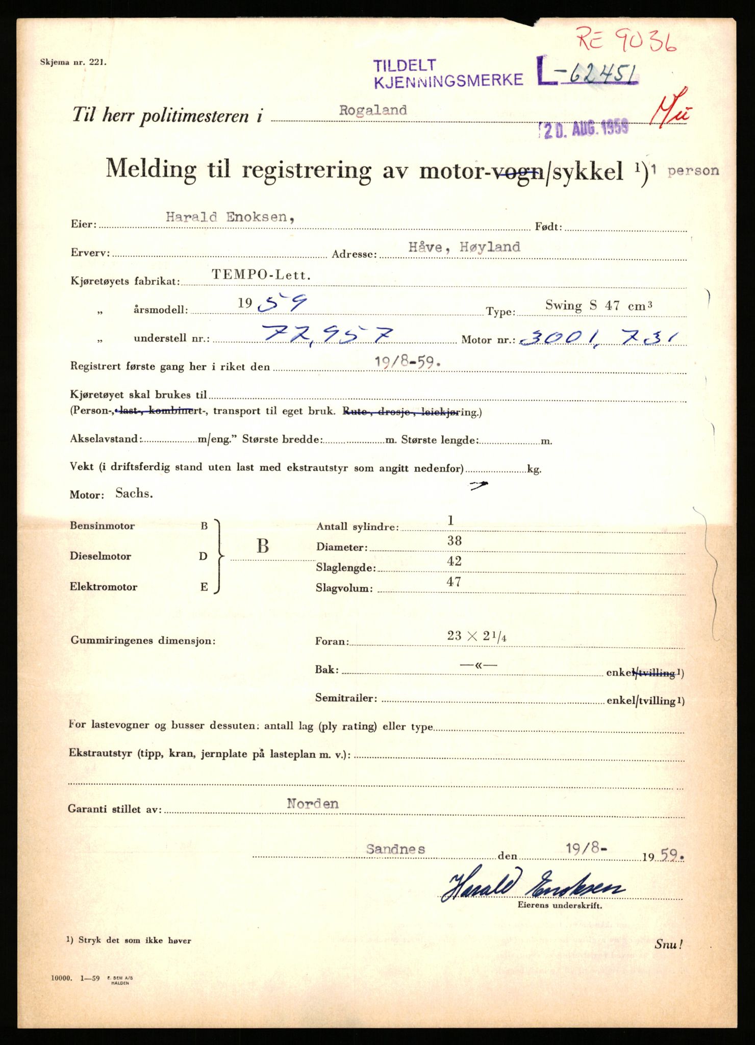 Stavanger trafikkstasjon, AV/SAST-A-101942/0/F/L0062: L-62000 - L-62699, 1930-1971, s. 1525