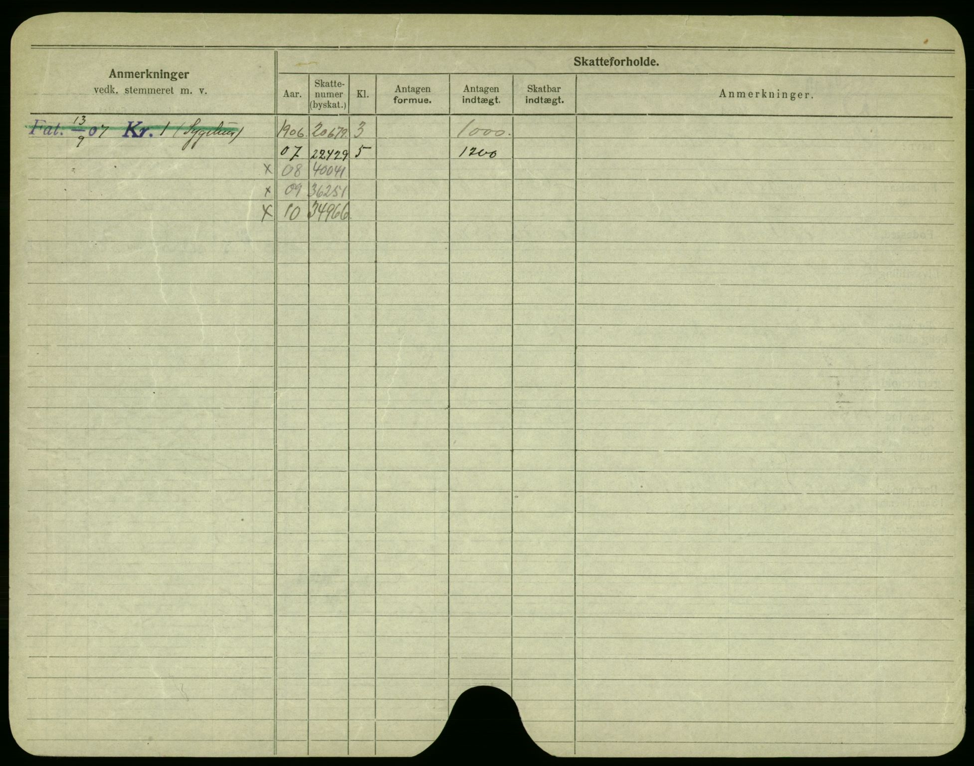 Oslo folkeregister, Registerkort, SAO/A-11715/F/Fa/Fac/L0002: Menn, 1906-1914, s. 576b