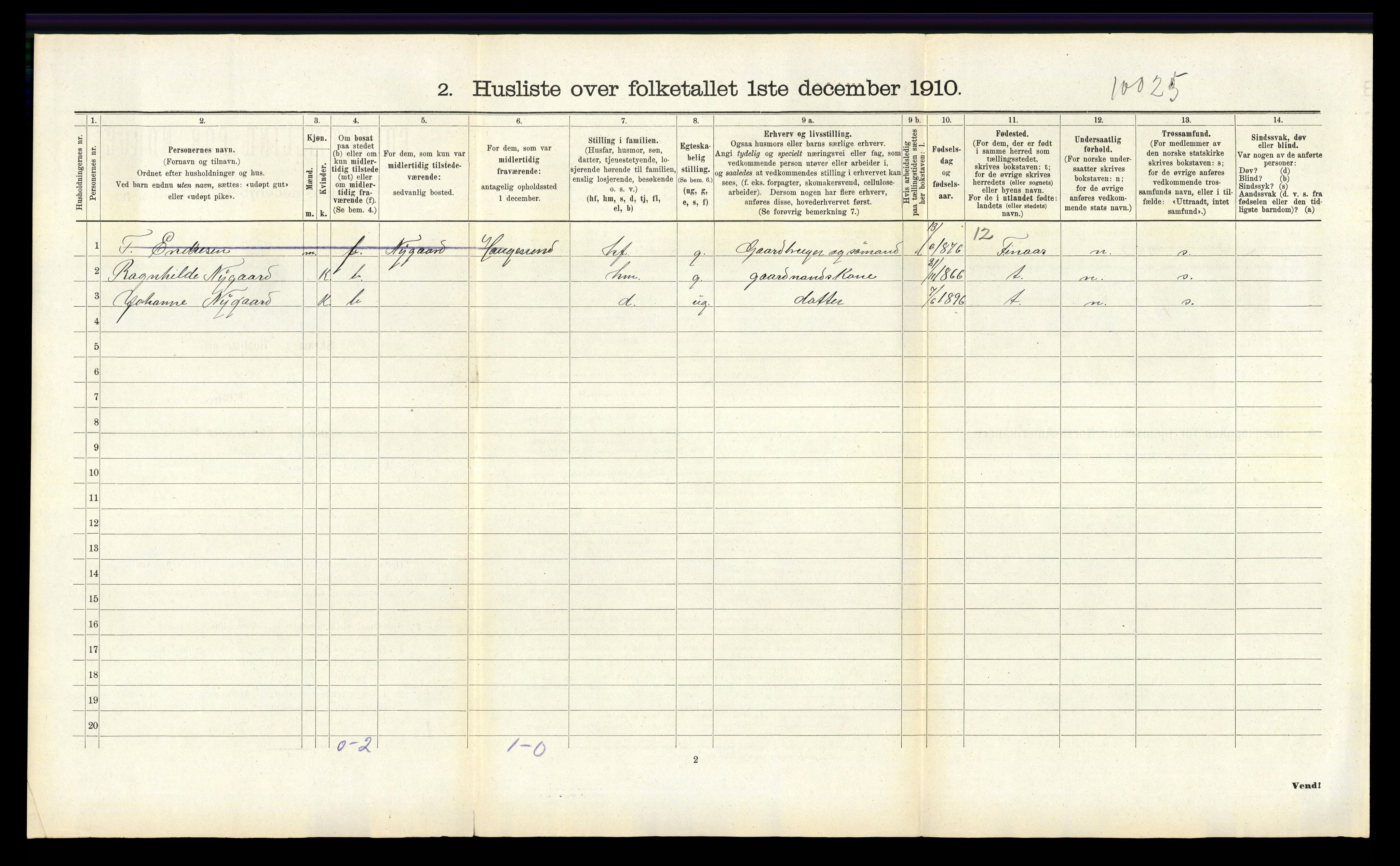 RA, Folketelling 1910 for 1212 Skånevik herred, 1910, s. 586