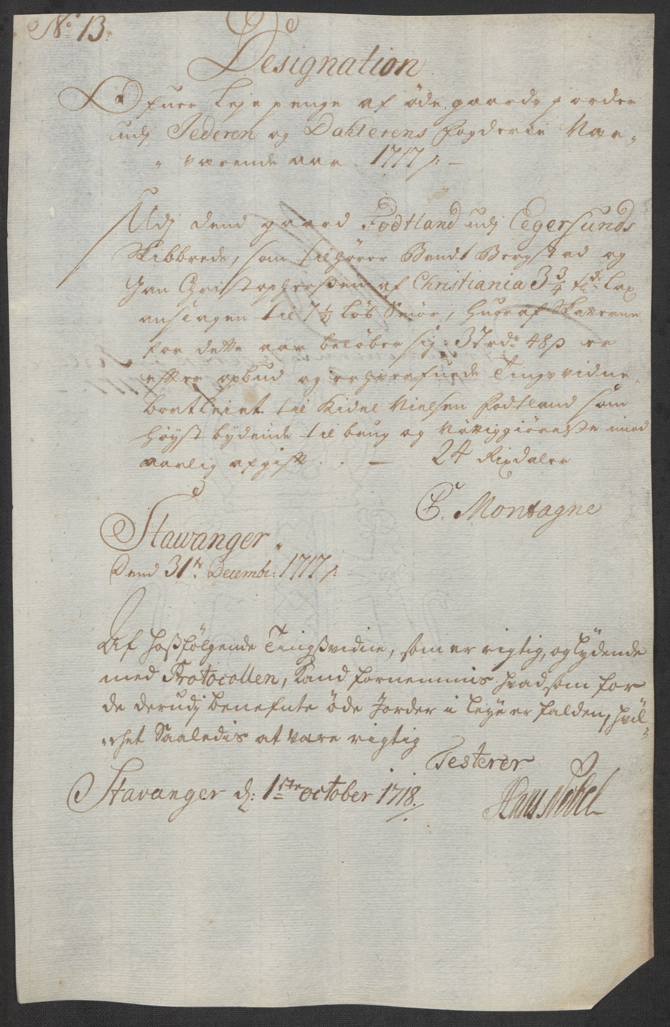 Rentekammeret inntil 1814, Reviderte regnskaper, Fogderegnskap, AV/RA-EA-4092/R46/L2742: Fogderegnskap Jæren og Dalane, 1717, s. 109