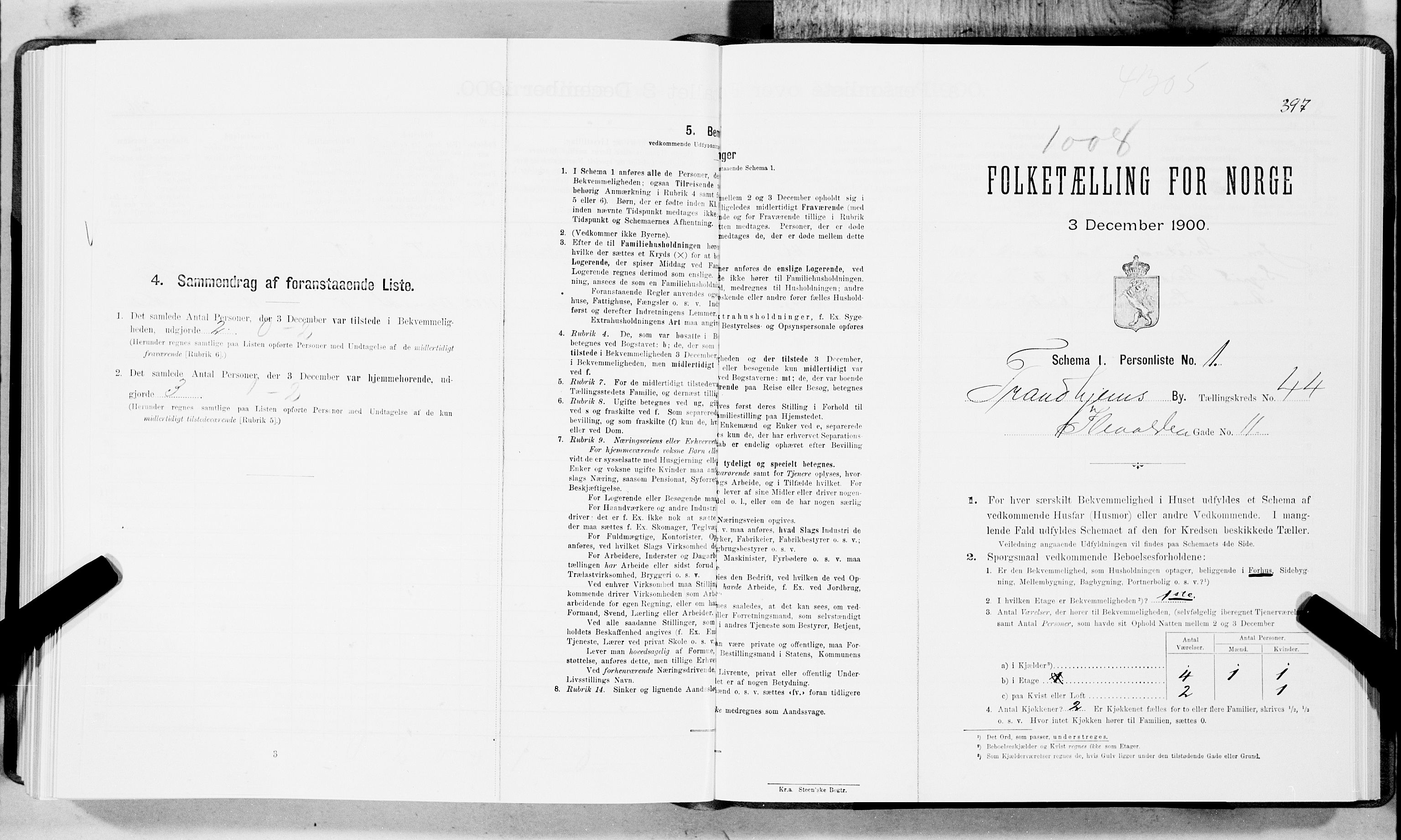 SAT, Folketelling 1900 for 1601 Trondheim kjøpstad, 1900, s. 7146