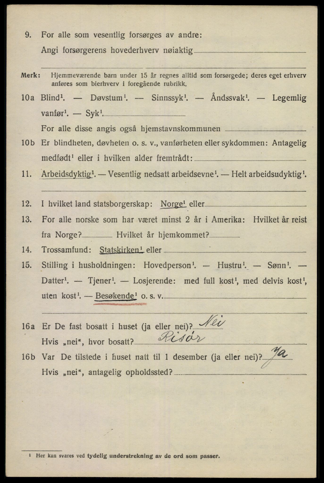 SAO, Folketelling 1920 for 0301 Kristiania kjøpstad, 1920, s. 534024