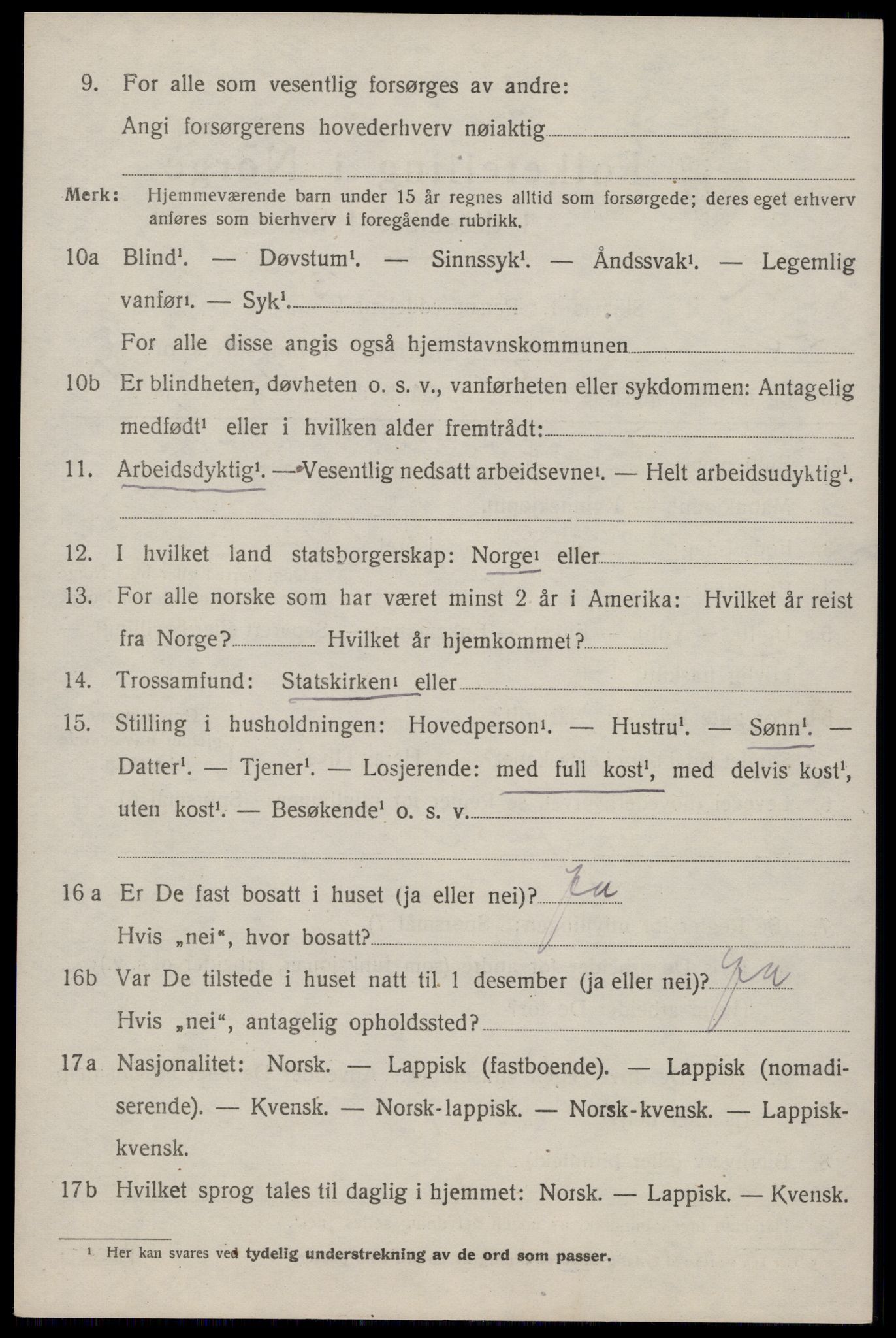 SAT, Folketelling 1920 for 1859 Flakstad herred, 1920, s. 2810