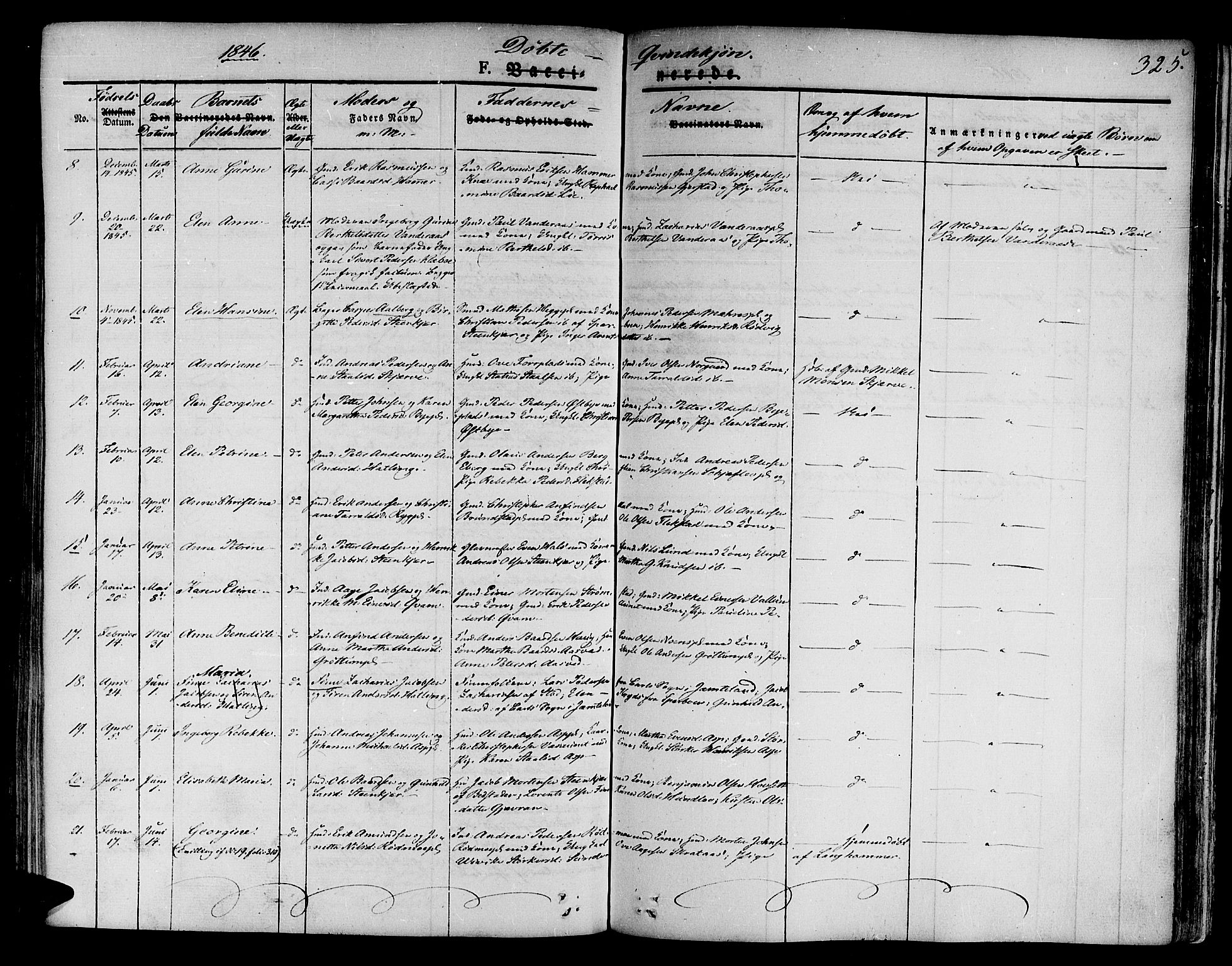 Ministerialprotokoller, klokkerbøker og fødselsregistre - Nord-Trøndelag, SAT/A-1458/746/L0445: Ministerialbok nr. 746A04, 1826-1846, s. 325