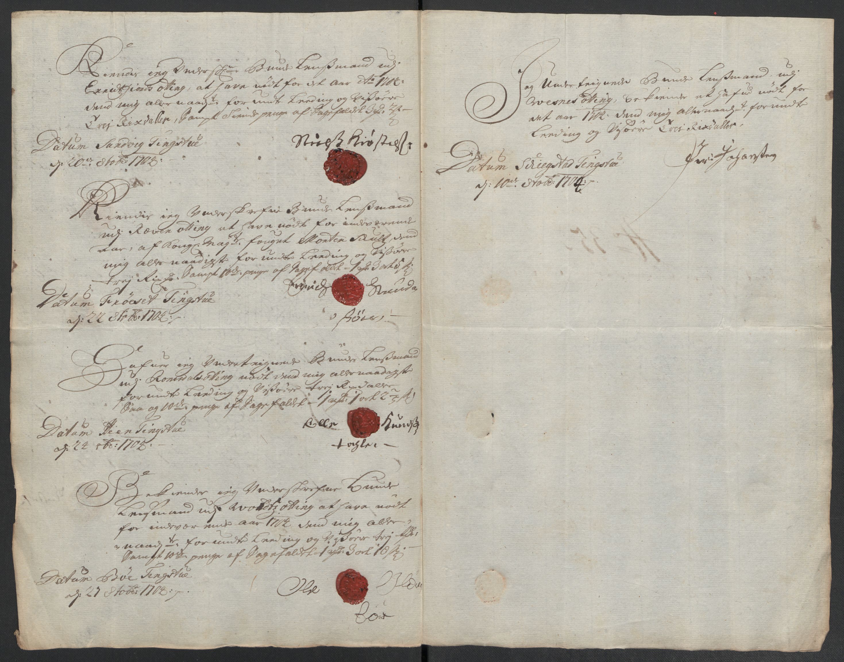 Rentekammeret inntil 1814, Reviderte regnskaper, Fogderegnskap, RA/EA-4092/R55/L3656: Fogderegnskap Romsdal, 1703-1705, s. 337