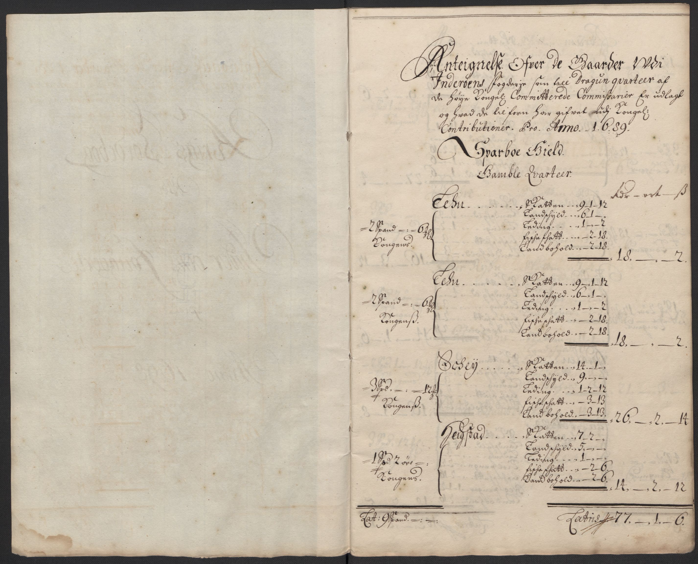 Rentekammeret inntil 1814, Reviderte regnskaper, Fogderegnskap, AV/RA-EA-4092/R63/L4310: Fogderegnskap Inderøy, 1698-1699, s. 187