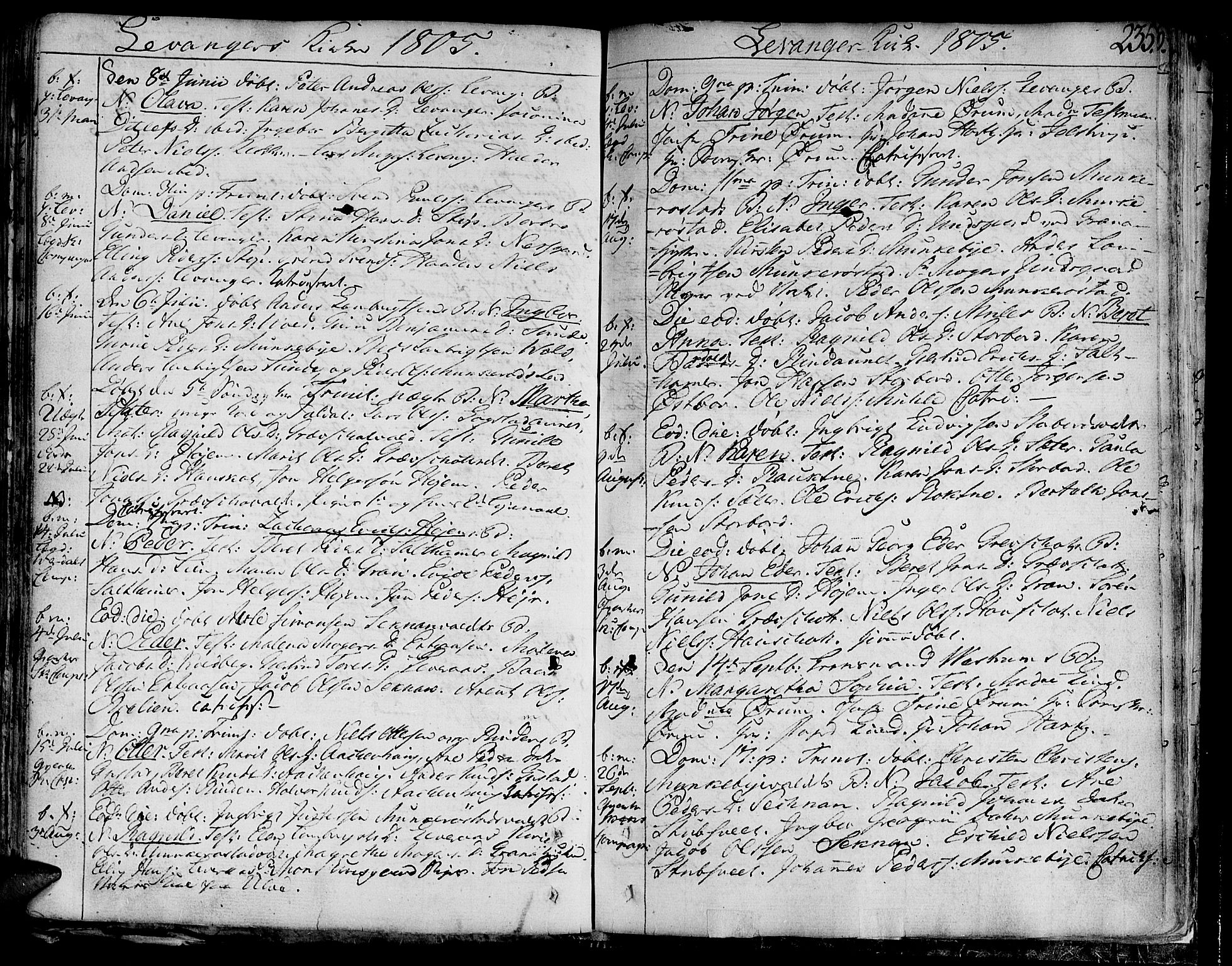 Ministerialprotokoller, klokkerbøker og fødselsregistre - Nord-Trøndelag, AV/SAT-A-1458/717/L0144: Ministerialbok nr. 717A02 /3, 1805-1809, s. 235