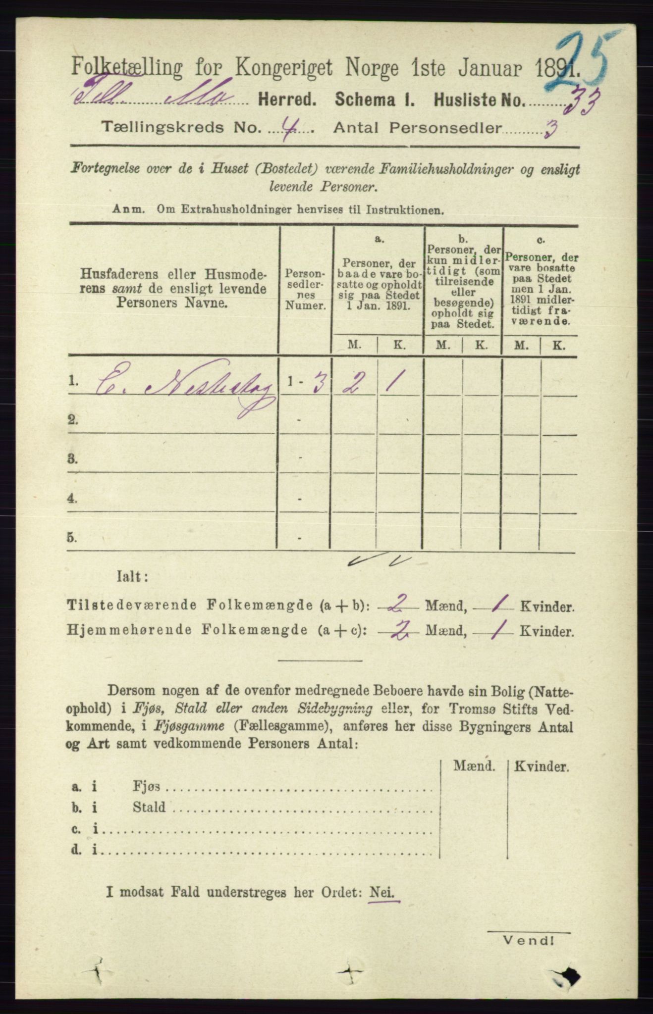 RA, Folketelling 1891 for 0832 Mo herred, 1891, s. 1012