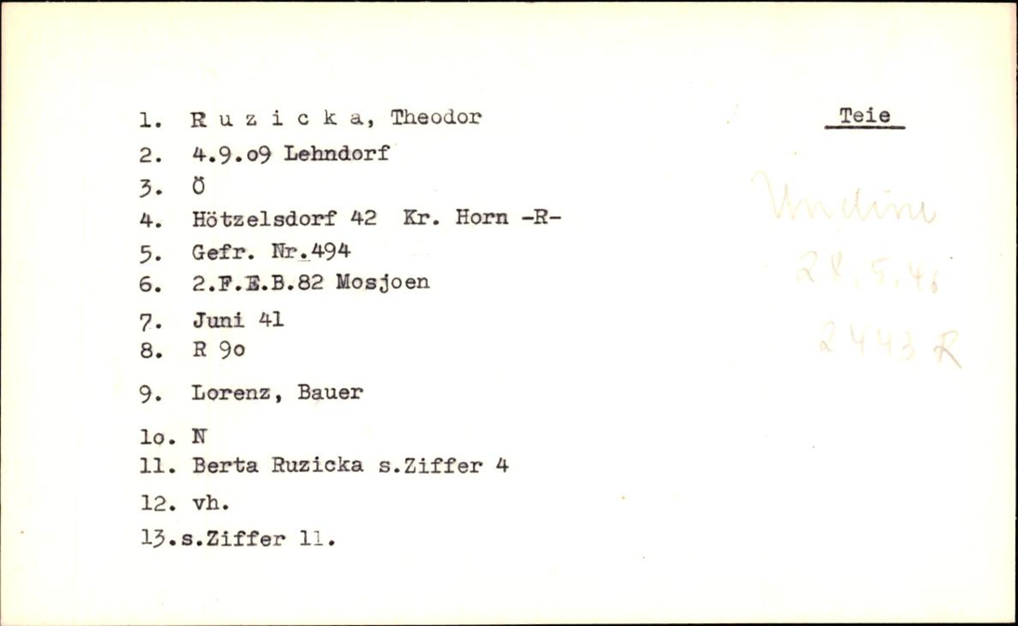 Hjemsendte tyskere , AV/RA-RAFA-6487/D/Db/L0023: Rosenthal-Schmick, 1945-1947, s. 342