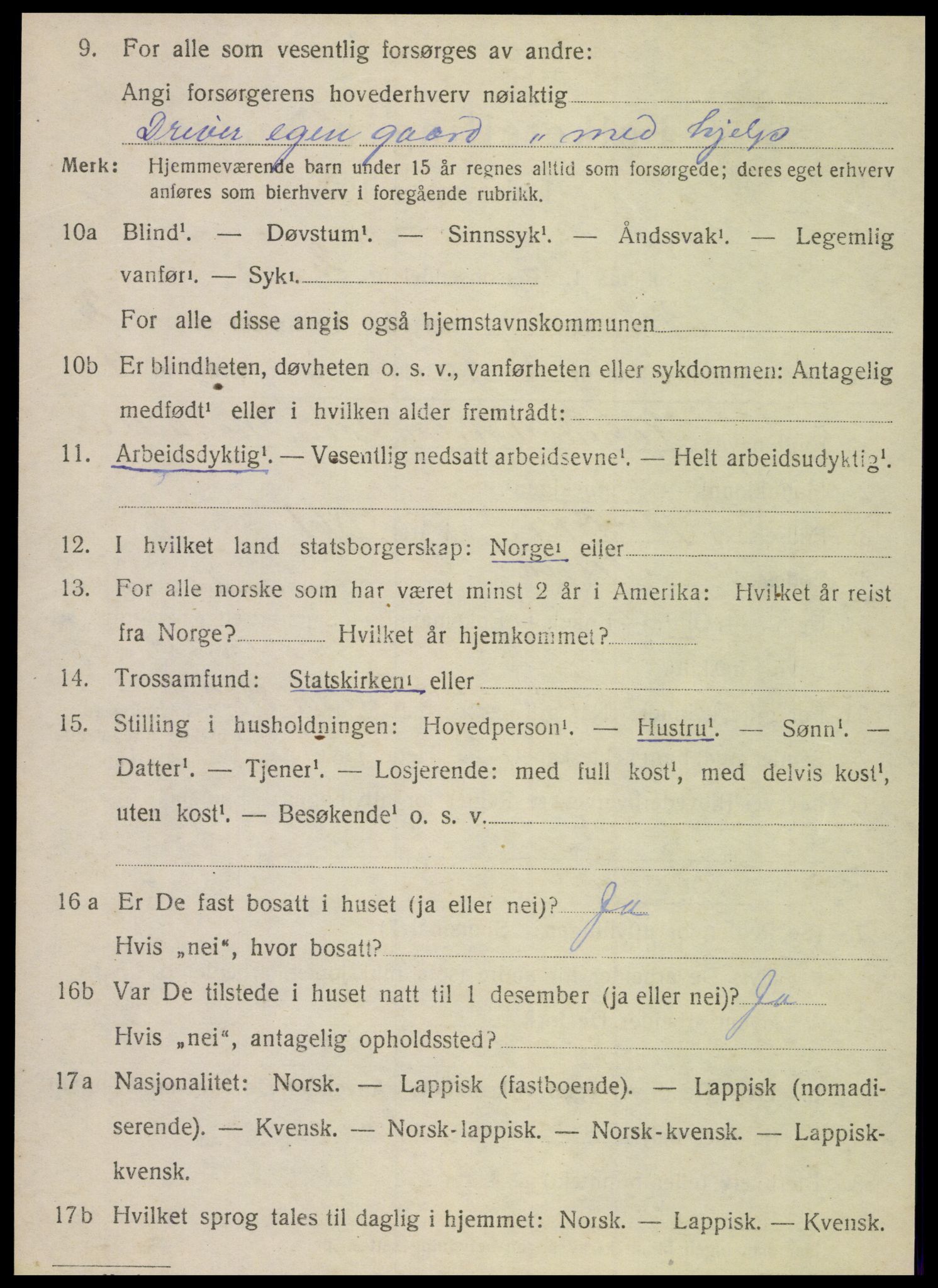 SAT, Folketelling 1920 for 1828 Nesna herred, 1920, s. 1776