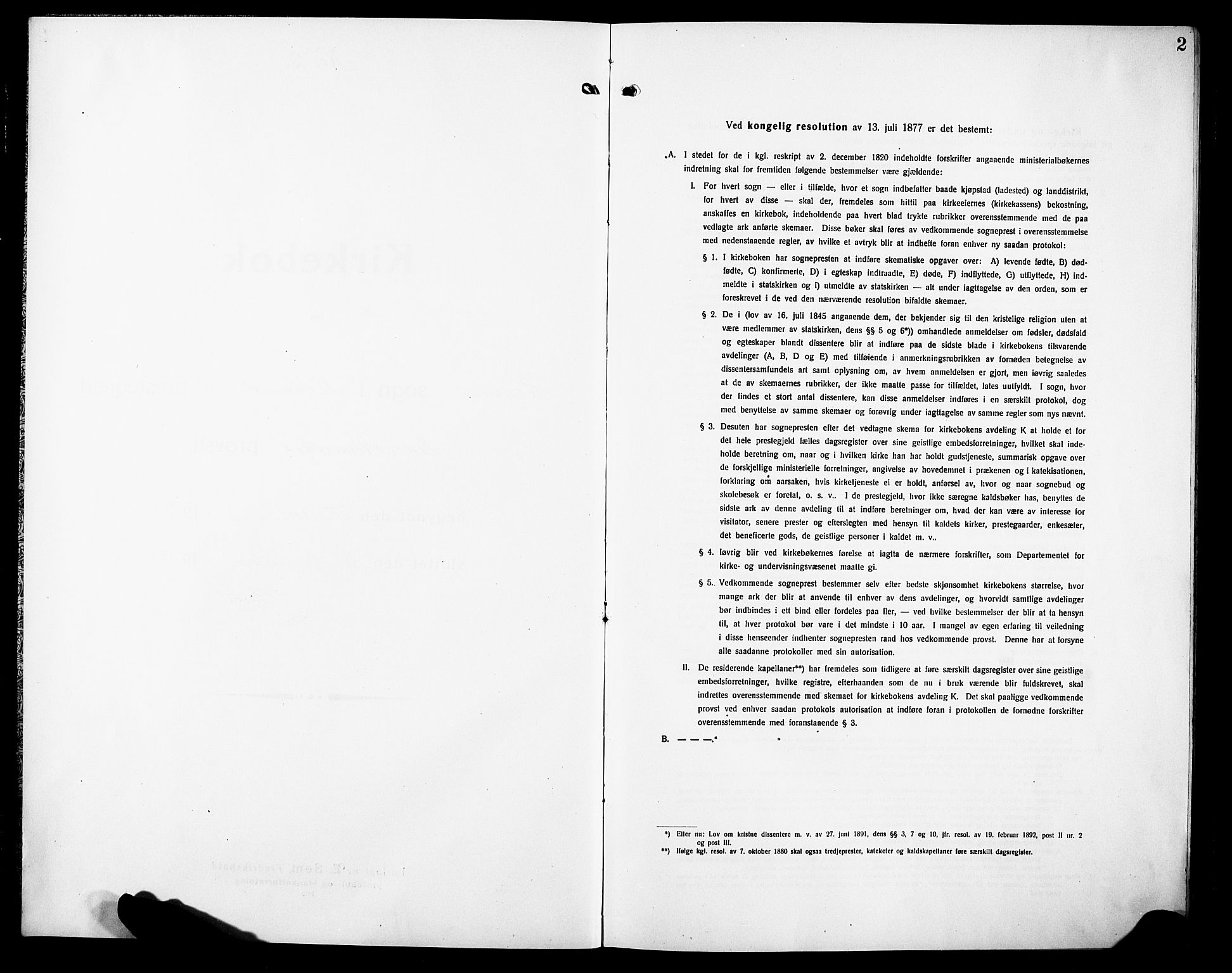 Høland prestekontor Kirkebøker, AV/SAO-A-10346a/G/Gb/L0002: Klokkerbok nr. II 2, 1915-1933, s. 2
