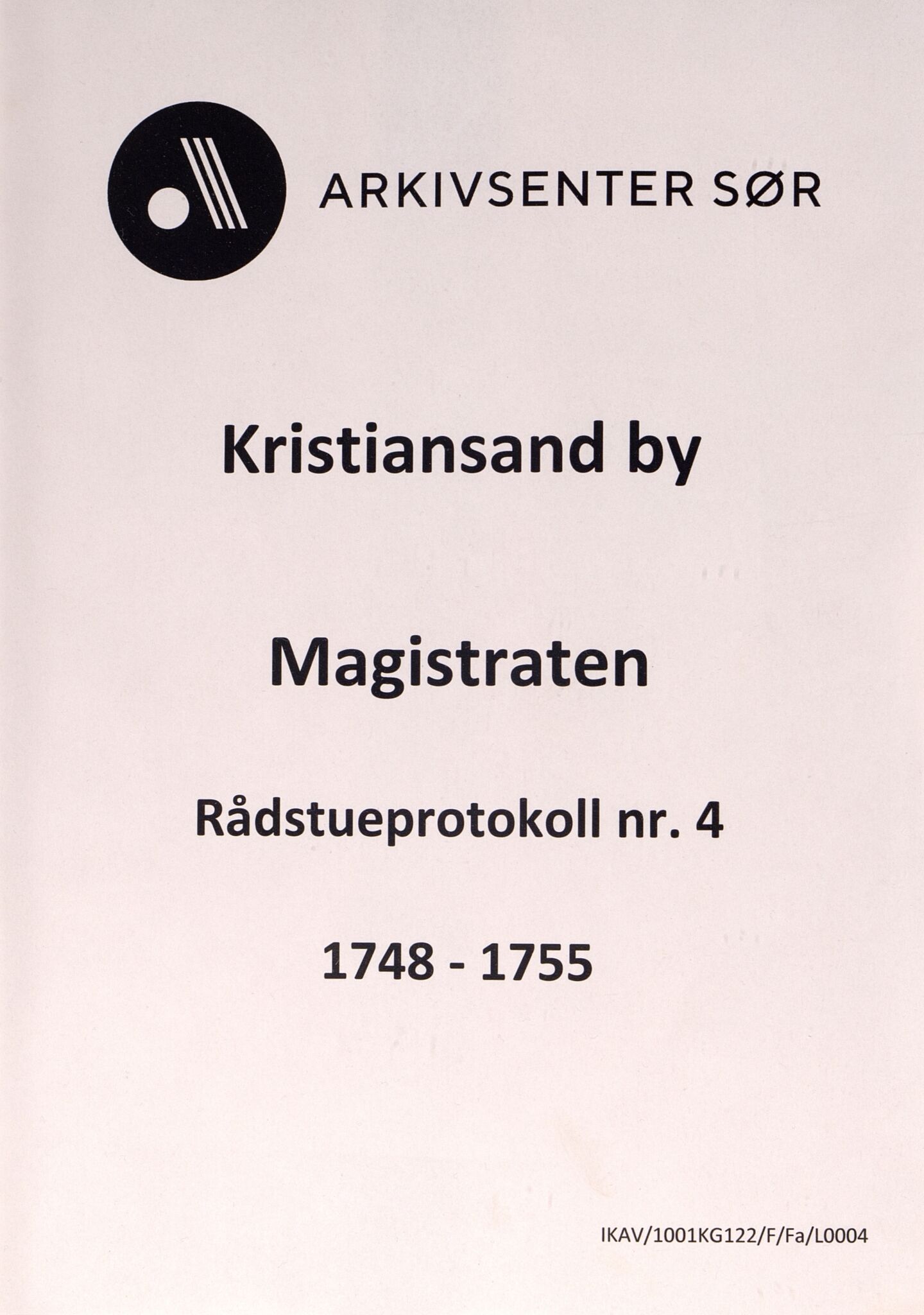 Kristiansand By - Magistraten, IKAV/1001KG122/F/Fa/L0004: Rådstueprotokoll nr.4, 1748-1755