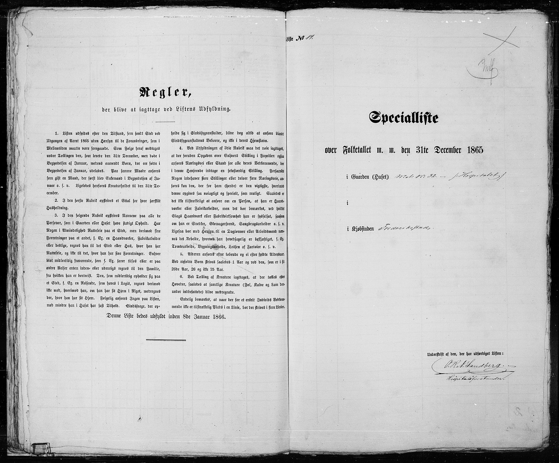 RA, Folketelling 1865 for 0103B Fredrikstad prestegjeld, Fredrikstad kjøpstad, 1865, s. 40