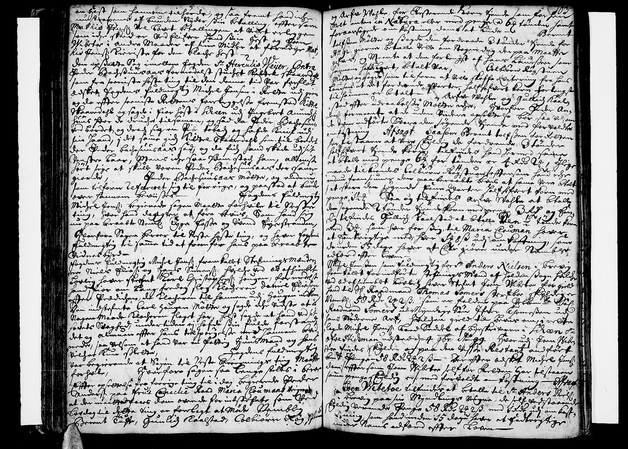 Nedre Telemark sorenskriveri, AV/SAKO-A-135/F/Fa/L0004: Tingbok, 1699-1703, s. 103