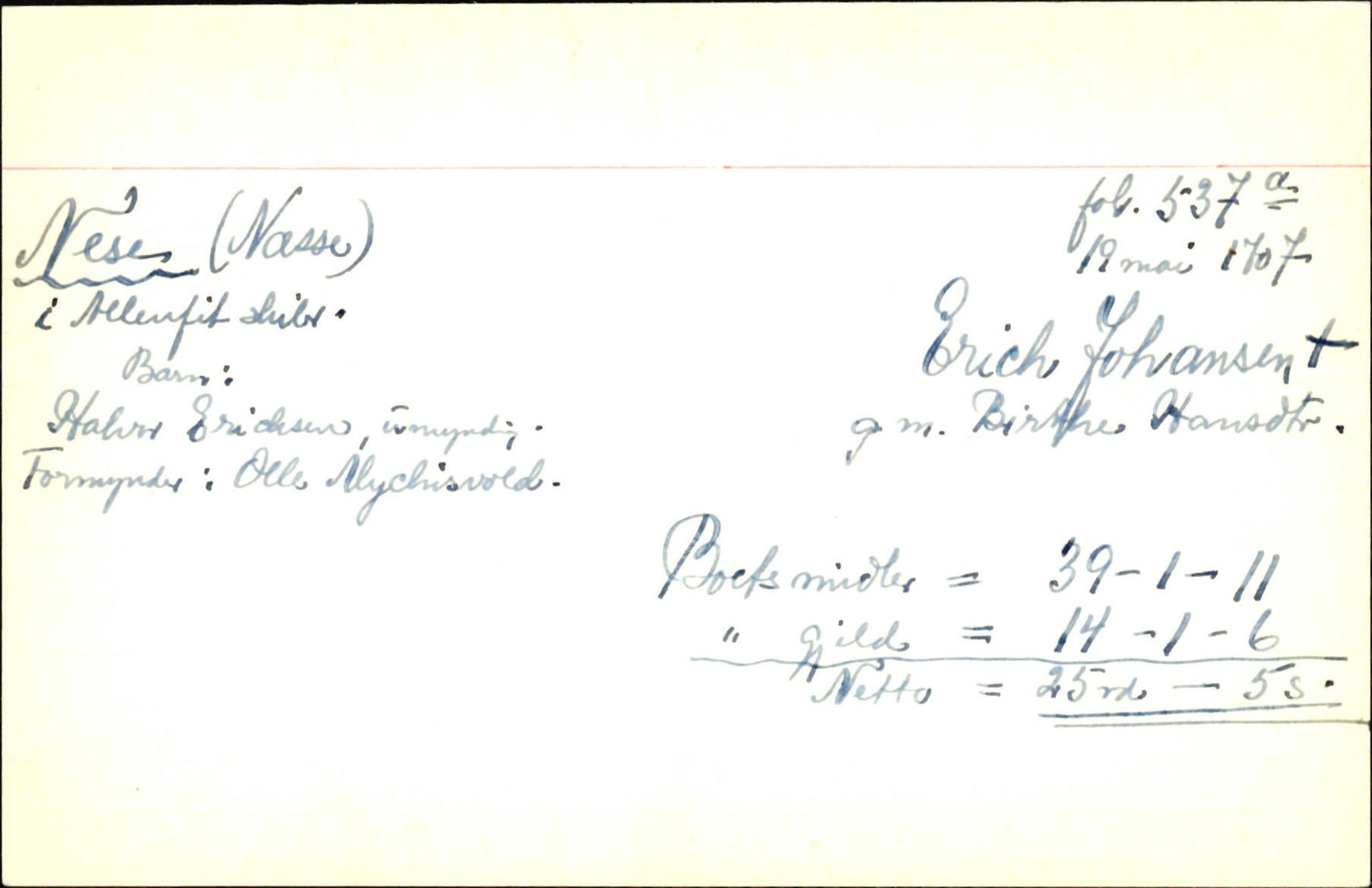 Skiftekort ved Statsarkivet i Bergen, SAB/SKIFTEKORT/001/L0001: Skifteprotokoll nr. 1-2 - test test, 1702-1716, s. 24