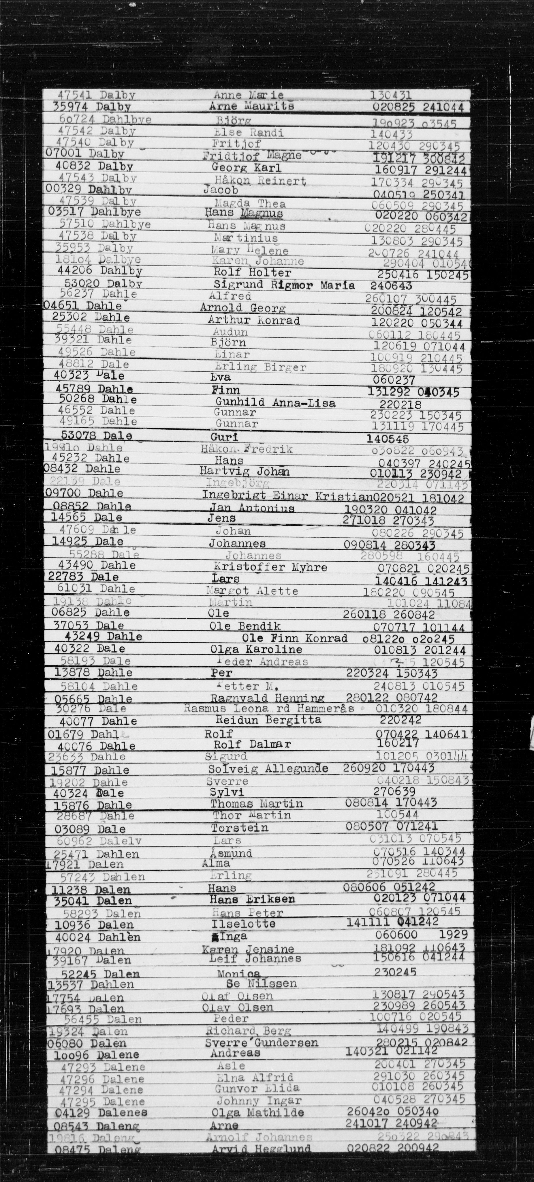 Den Kgl. Norske Legasjons Flyktningskontor, AV/RA-S-6753/V/Va/L0022: Kjesäterkartoteket.  Alfabetisk register, A-Å., 1940-1945, s. 126