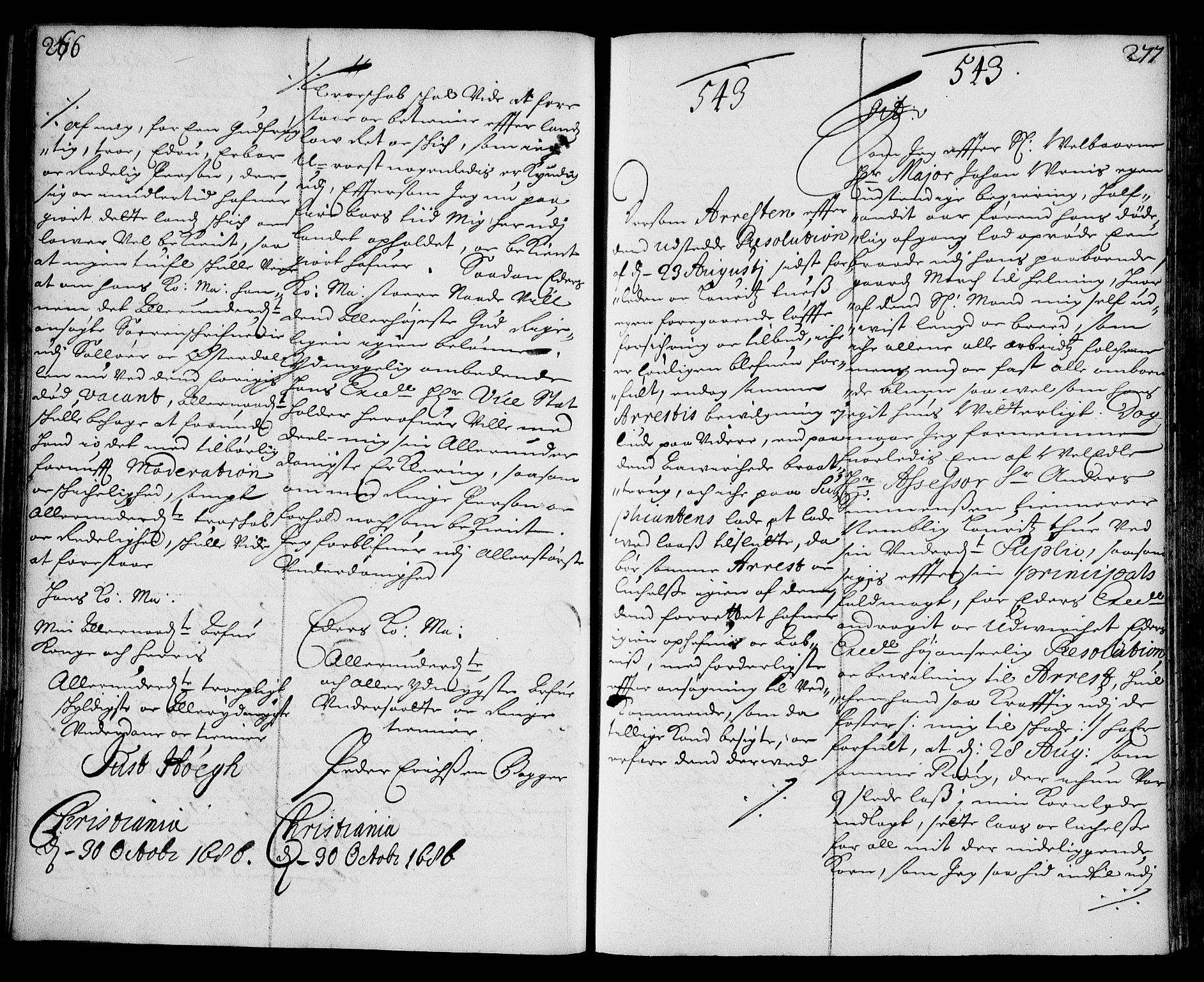 Stattholderembetet 1572-1771, AV/RA-EA-2870/Ae/L0003: Supplikasjons- og resolusjonsprotokoll, 1686-1687, s. 276-277