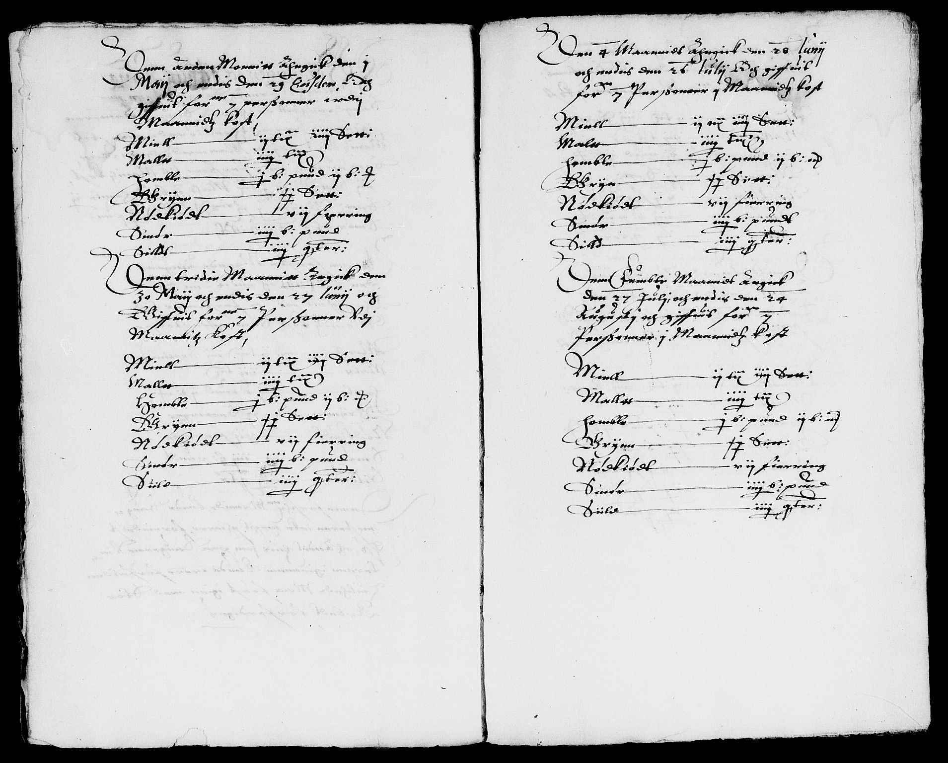 Rentekammeret inntil 1814, Reviderte regnskaper, Lensregnskaper, RA/EA-5023/R/Rb/Rbm/L0001: Eiker len, 1607-1618