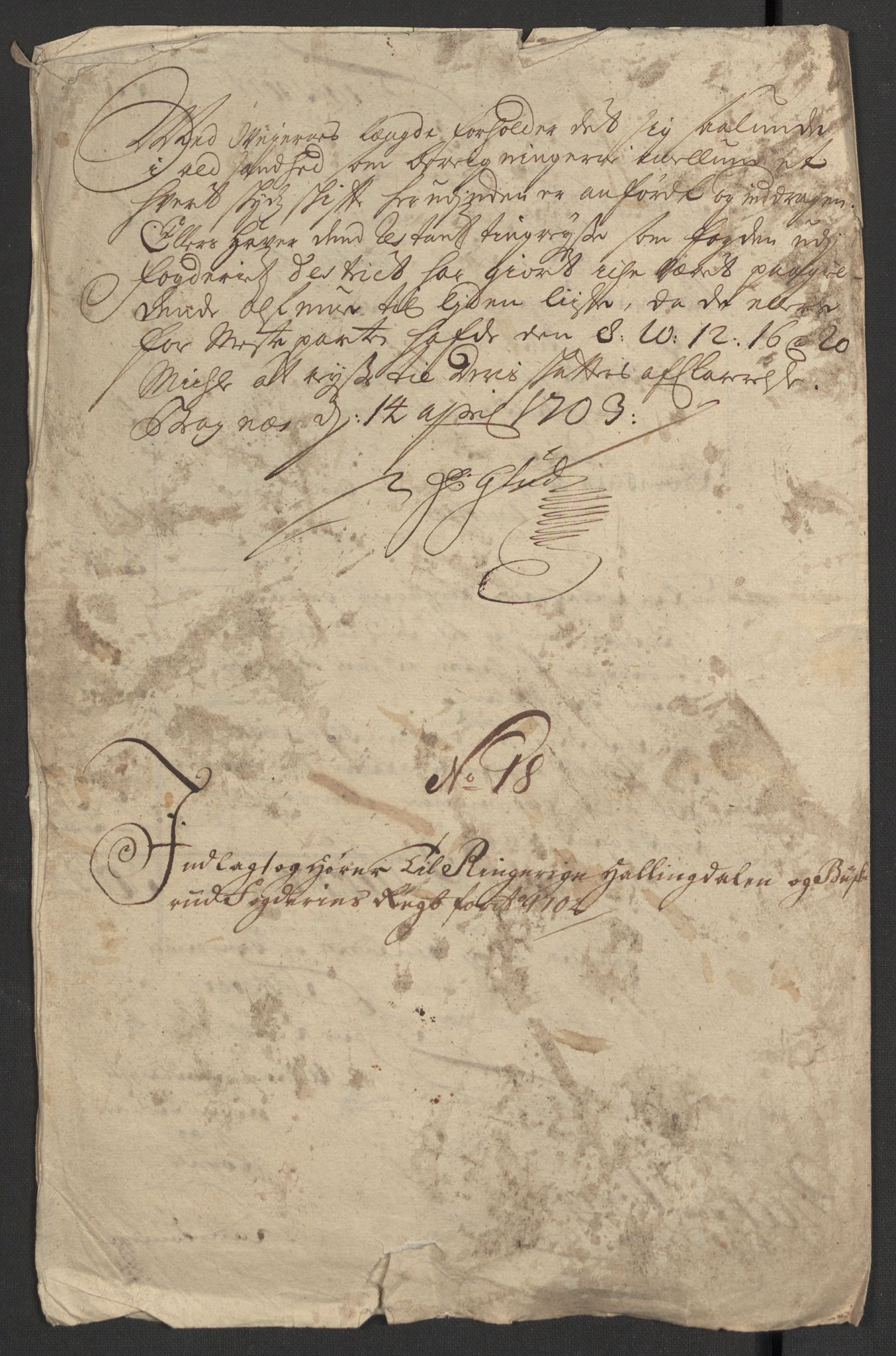 Rentekammeret inntil 1814, Reviderte regnskaper, Fogderegnskap, RA/EA-4092/R22/L1459: Fogderegnskap Ringerike, Hallingdal og Buskerud, 1702, s. 290