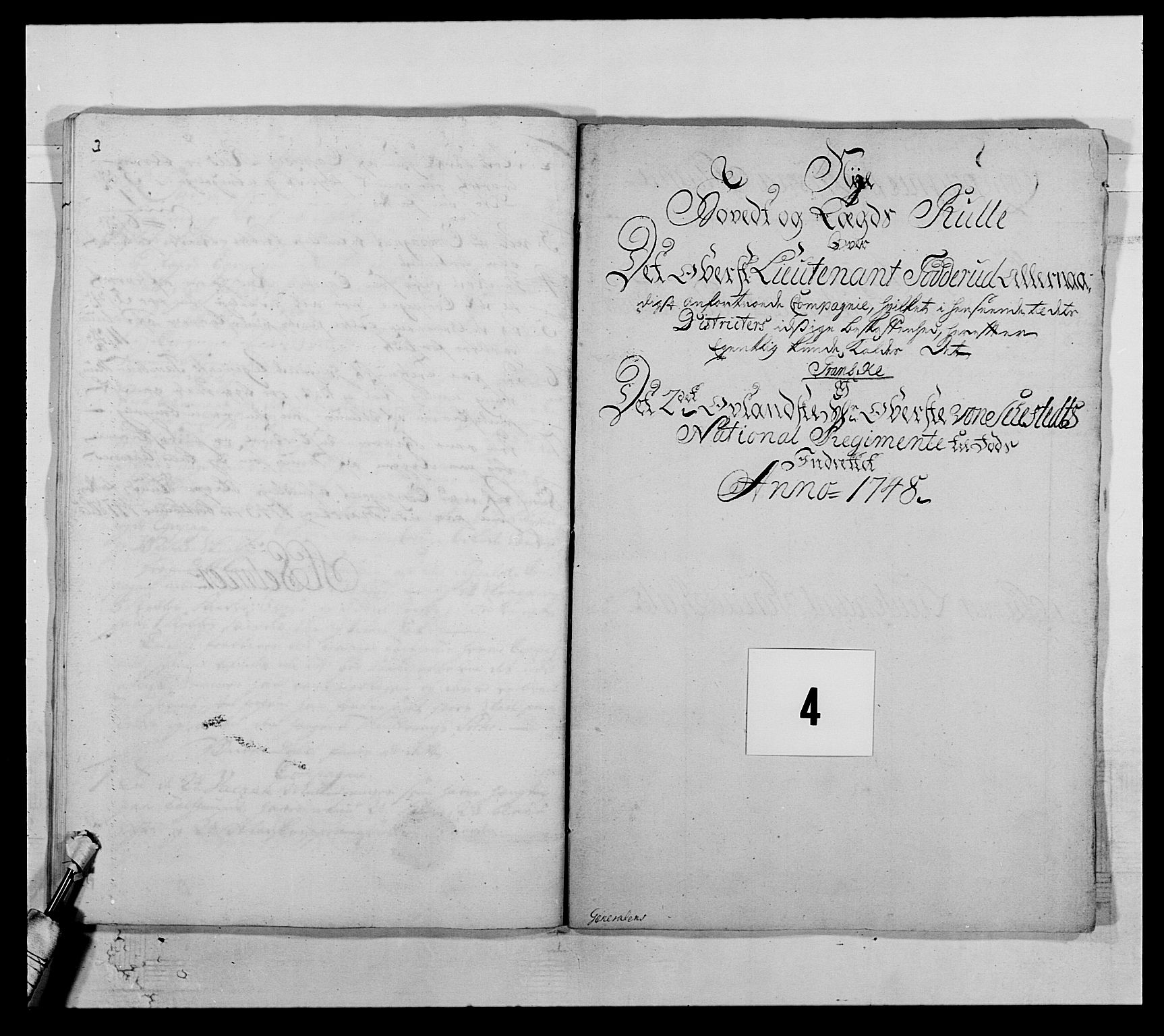 Kommanderende general (KG I) med Det norske krigsdirektorium, AV/RA-EA-5419/E/Ea/L0505: 2. Opplandske regiment, 1748, s. 96