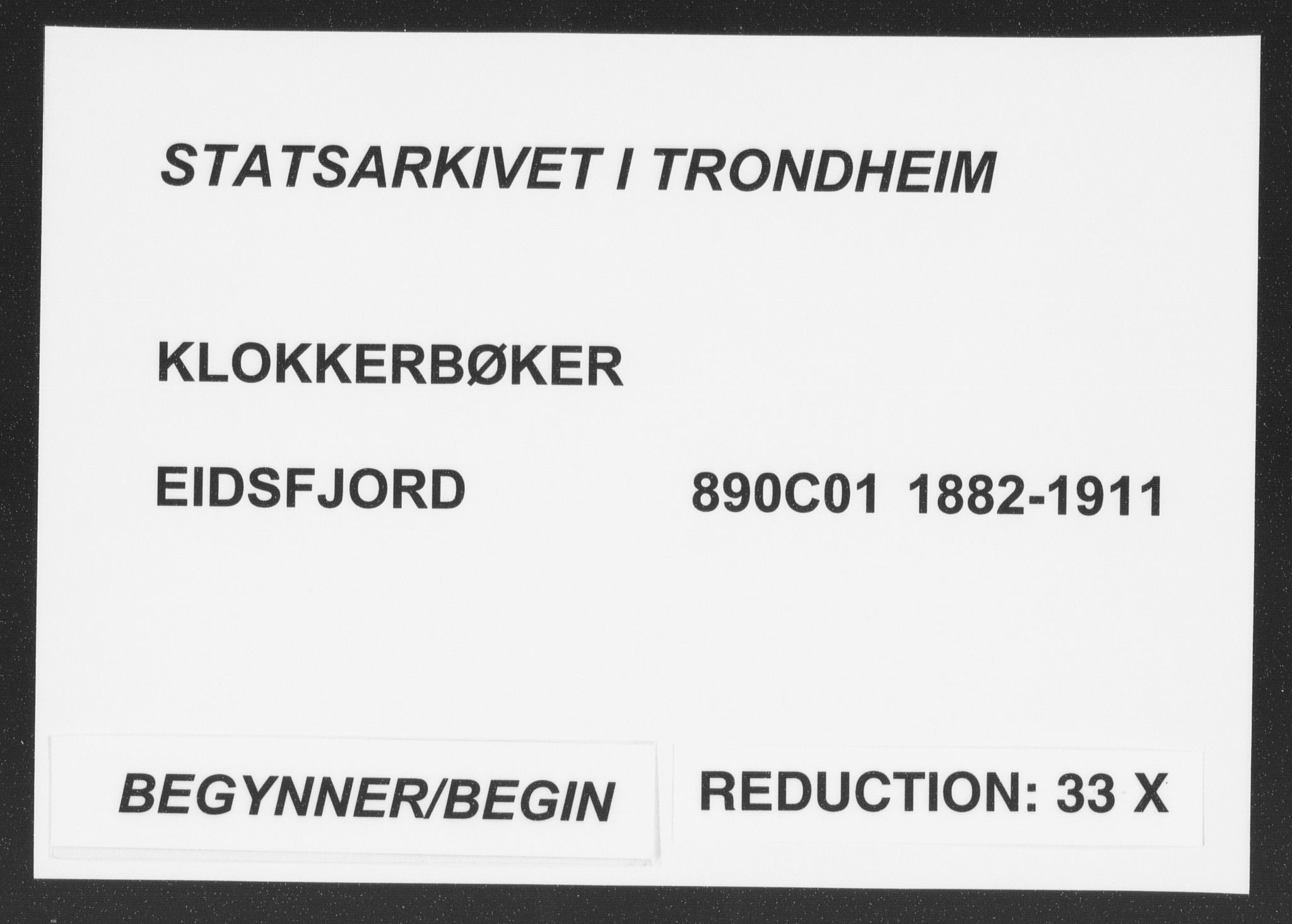Ministerialprotokoller, klokkerbøker og fødselsregistre - Nordland, SAT/A-1459/890/L1290: Klokkerbok nr. 890C01, 1882-1911