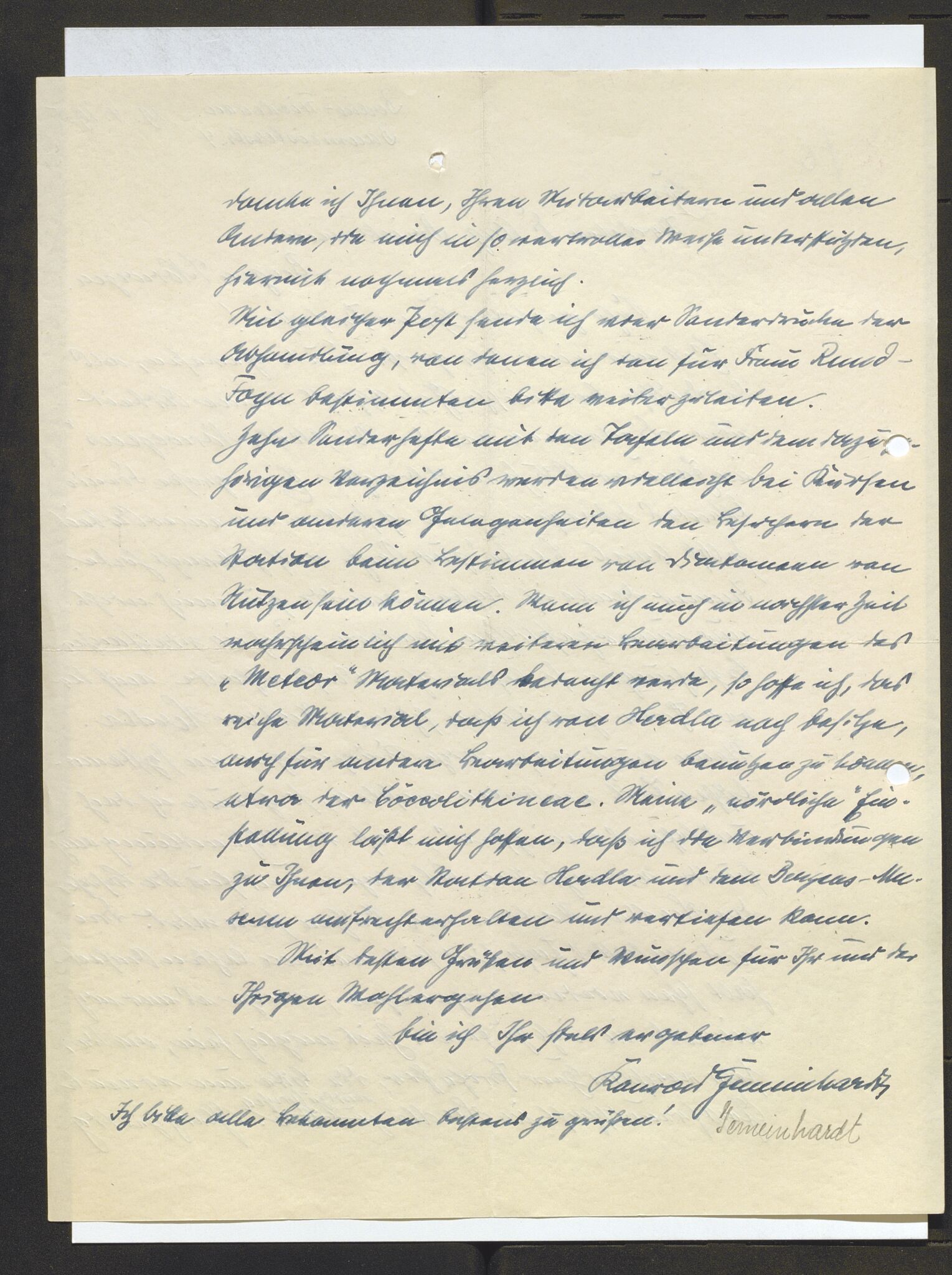 Bergens Museum, AV/SAB-A-17301/13/D/L0002: Korrespondanse , 1928-1940, s. 460