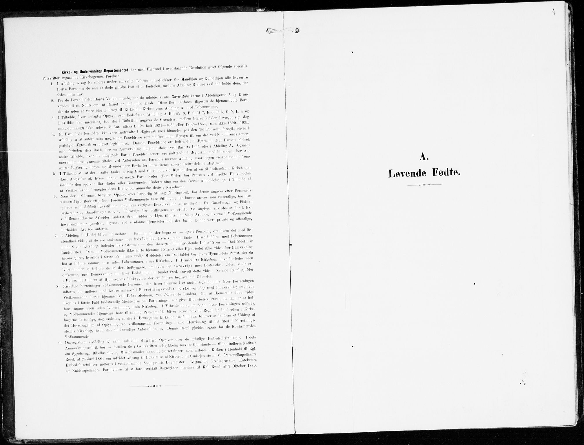 Innvik sokneprestembete, AV/SAB-A-80501: Ministerialbok nr. B 2, 1903-1929, s. 4